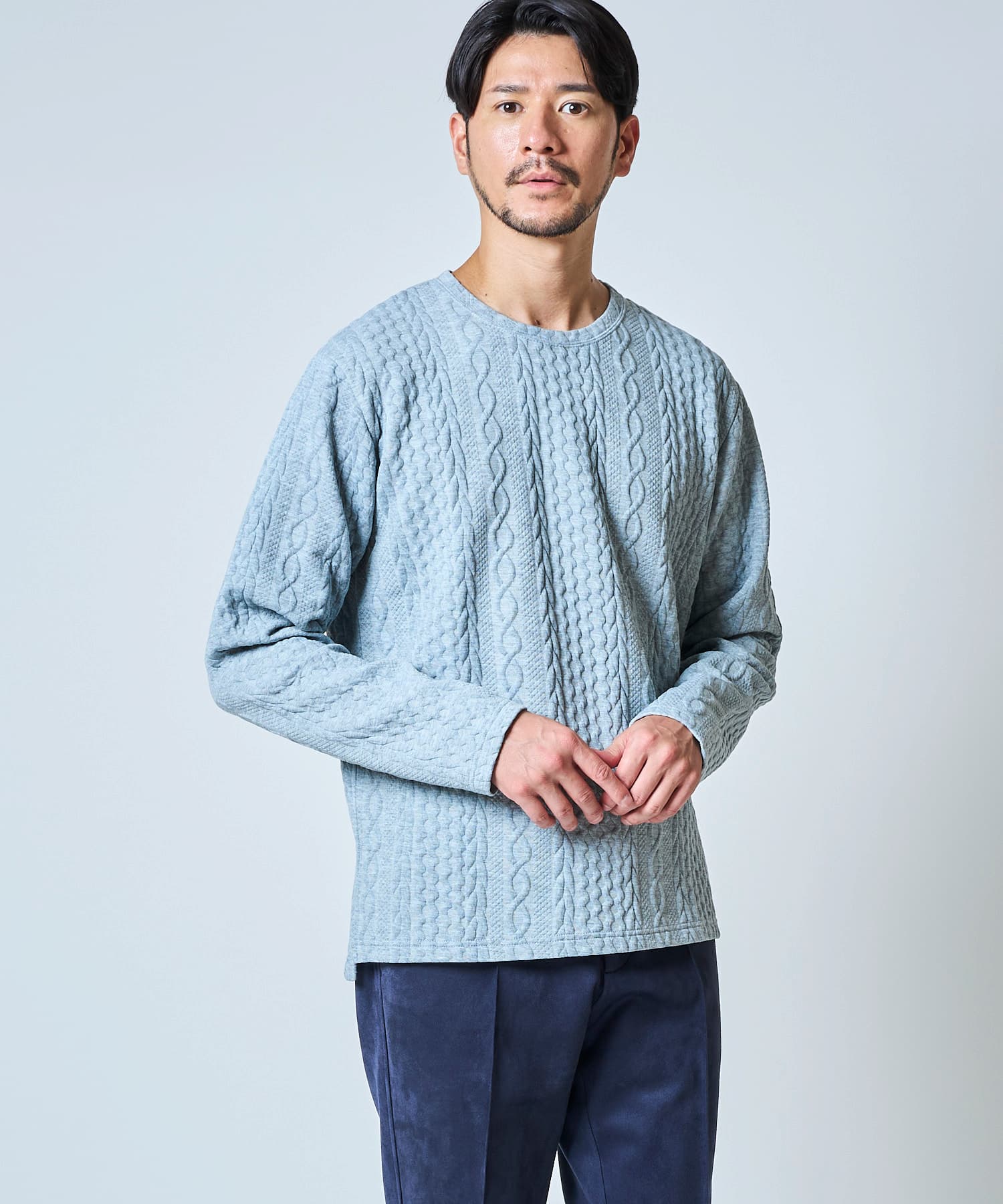 グレー model:177㎝ 着用サイズ:L