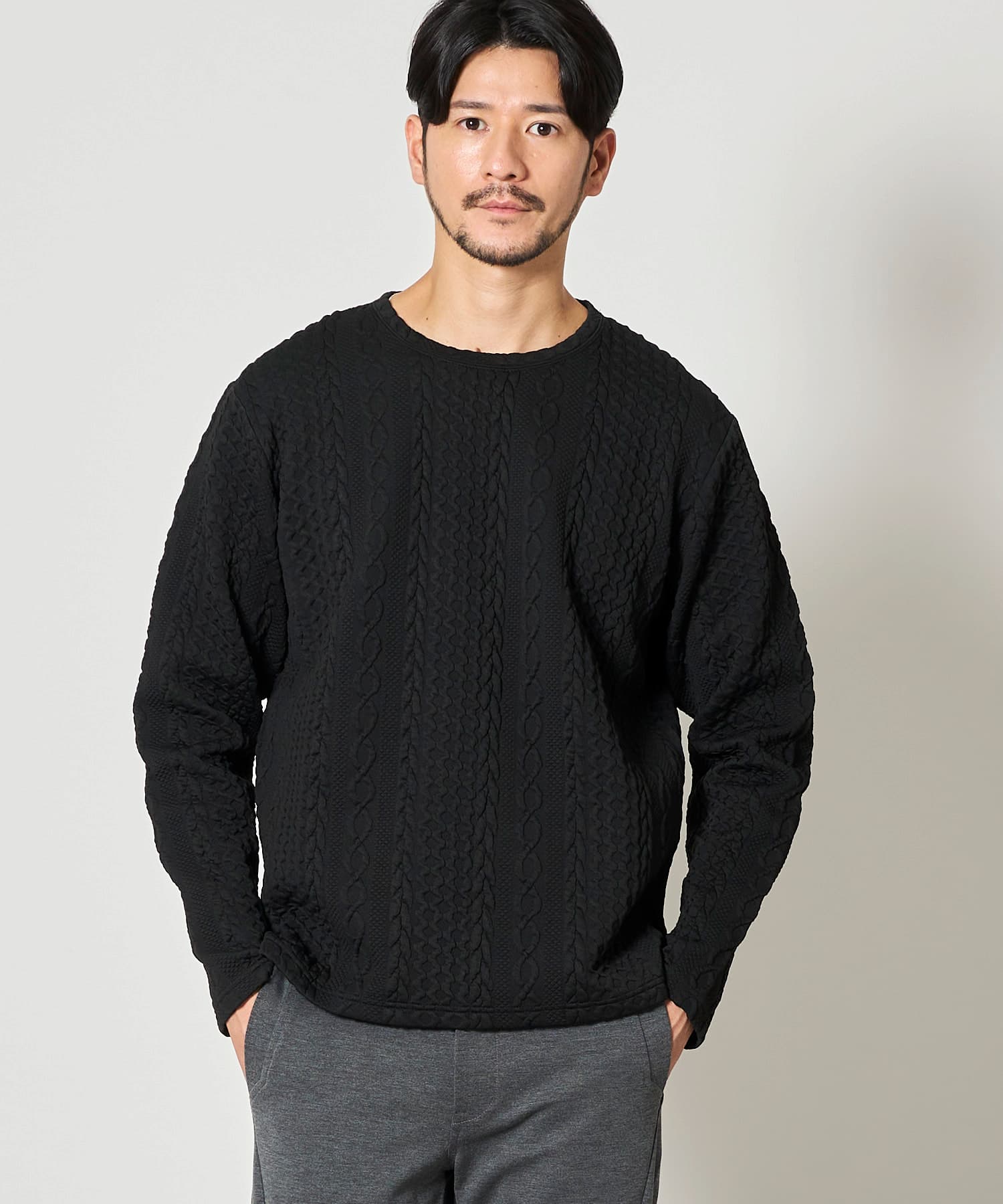 ブラック model:177㎝ 着用サイズ:L