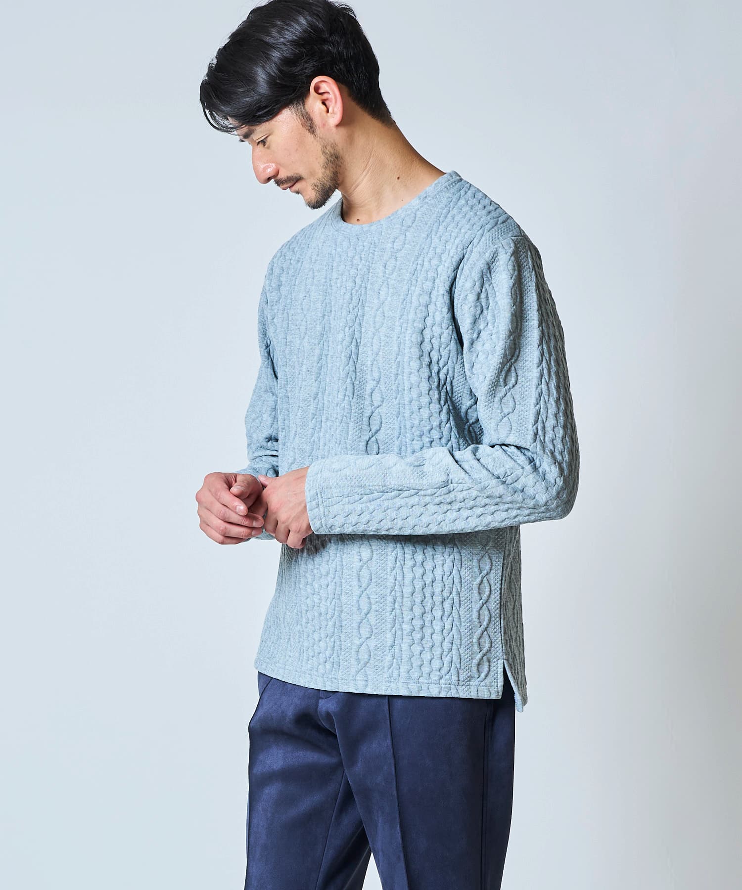 グレー model:177㎝ 着用サイズ:L