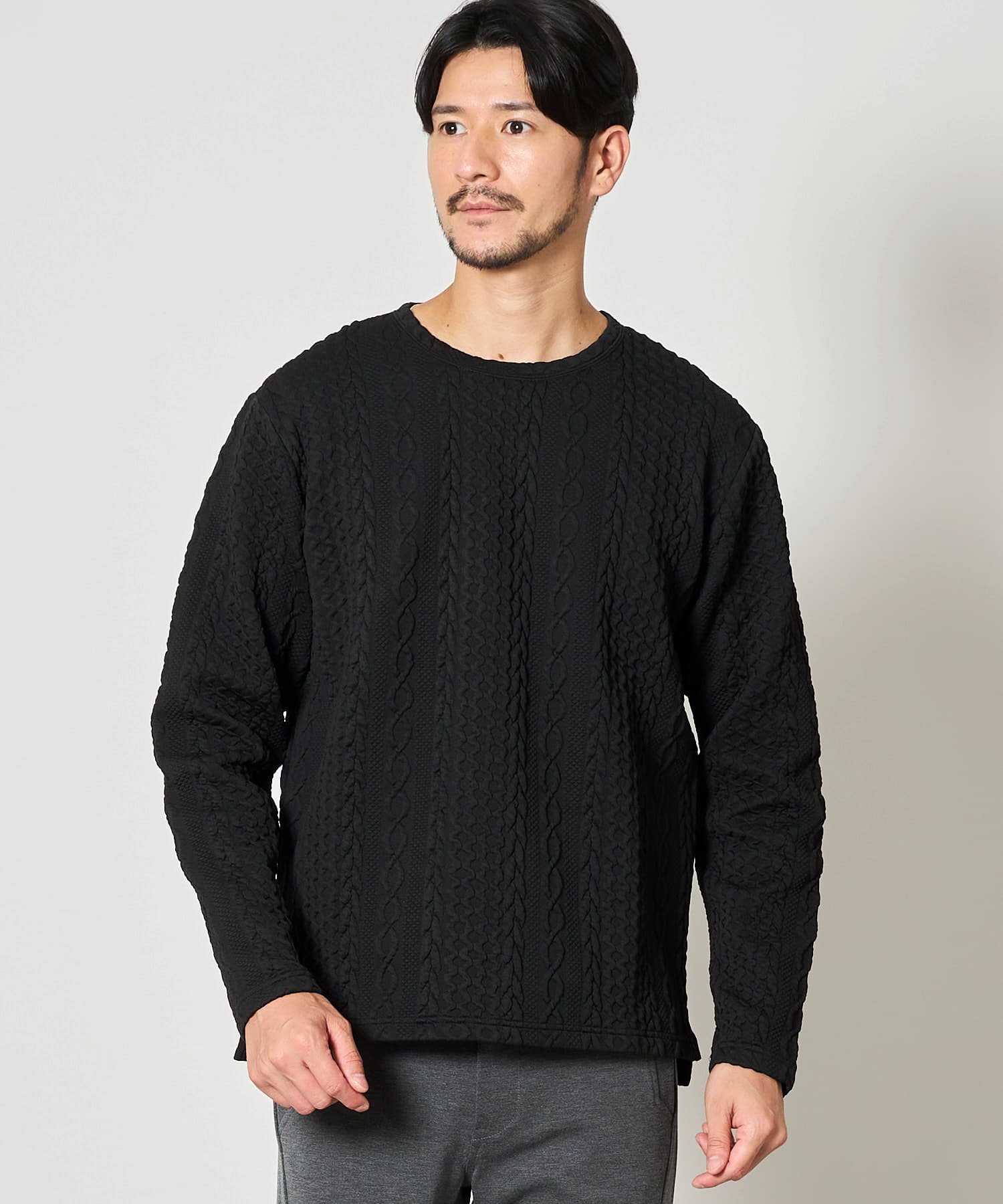 ブラック model:177㎝ 着用サイズ:L