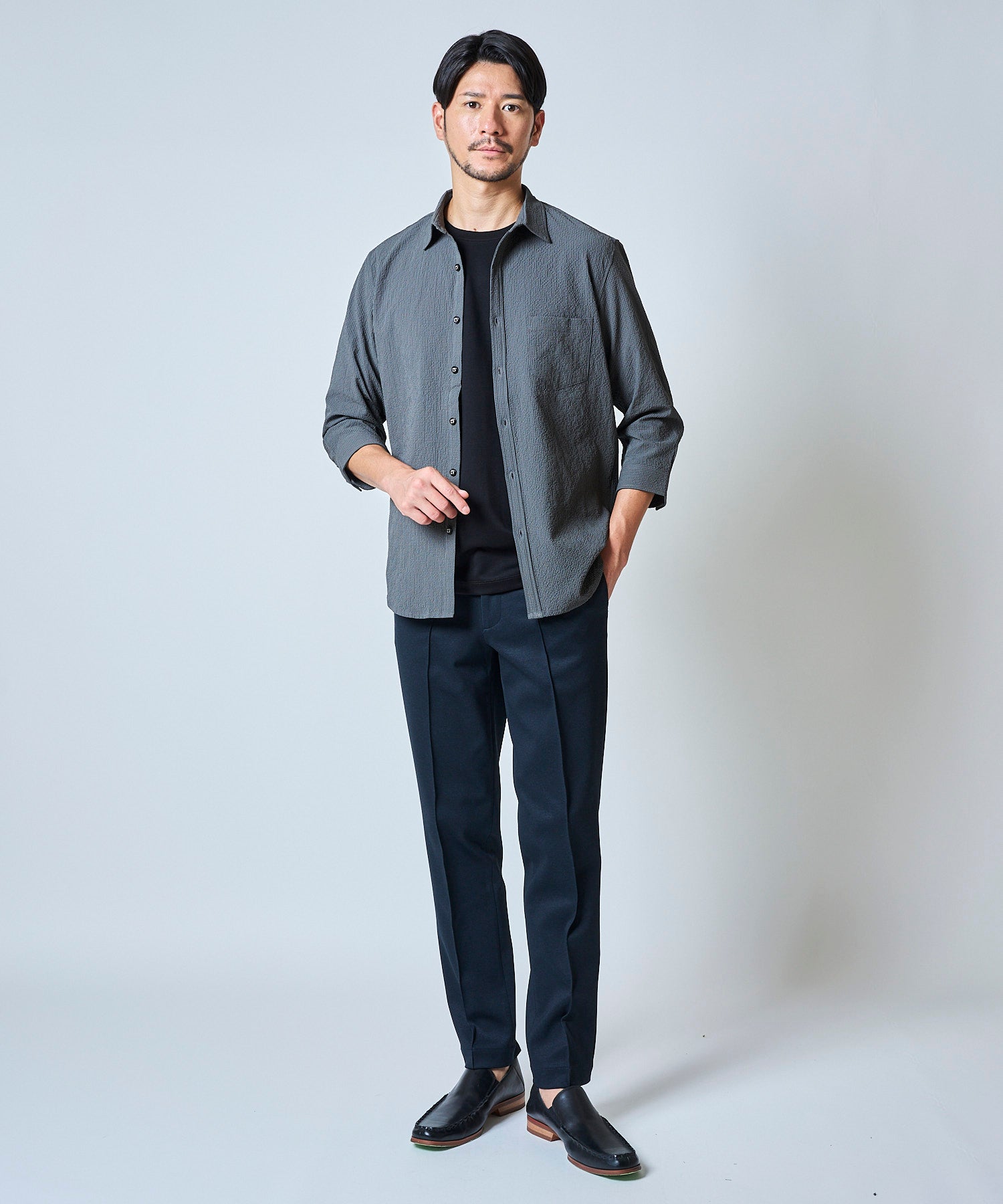 ネイビー model:177 着用サイズ:M