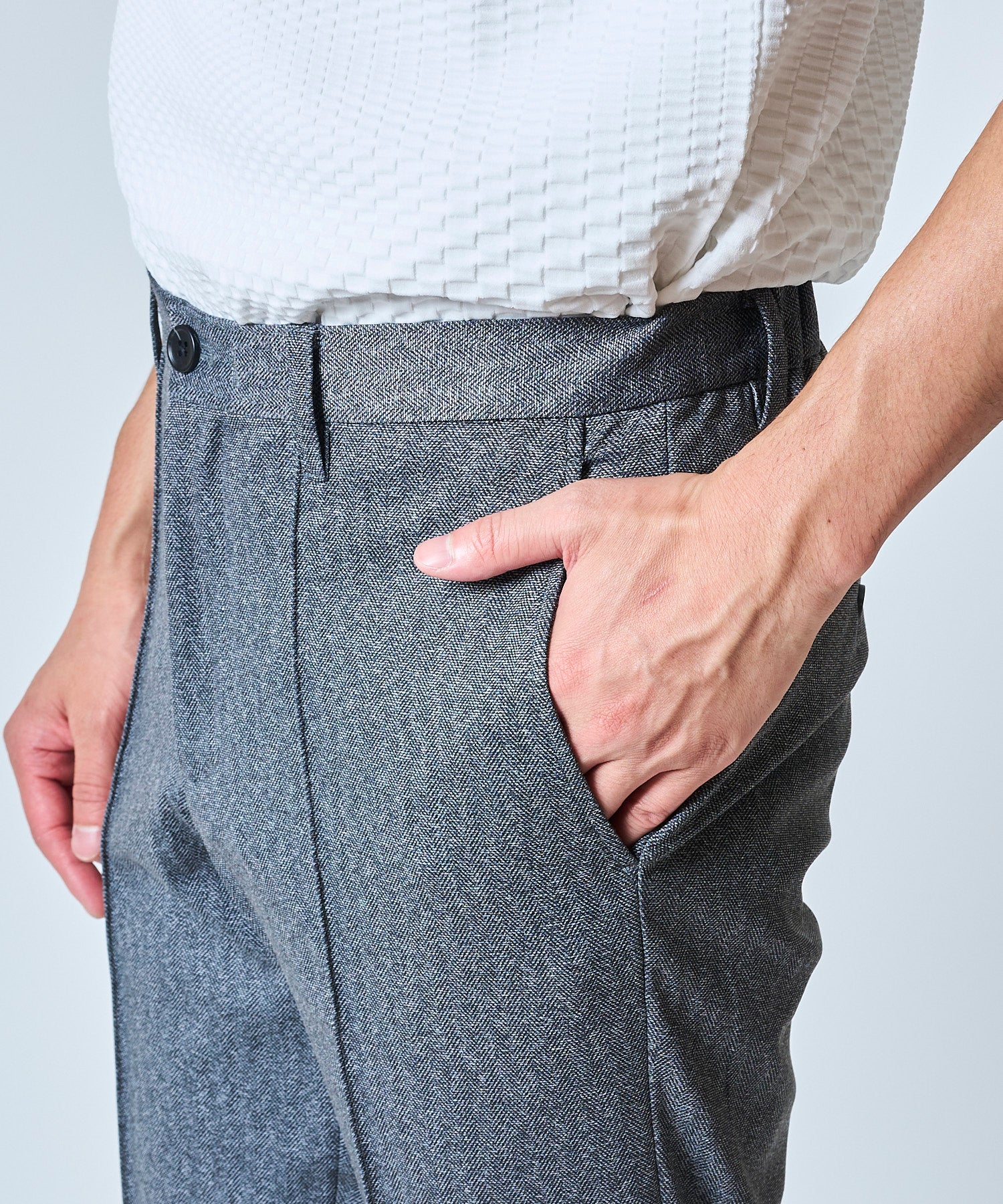 ニットプリントイージーパンツ