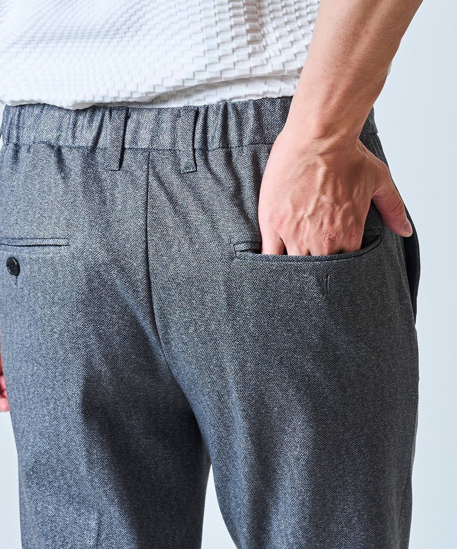 ニットプリントイージーパンツ