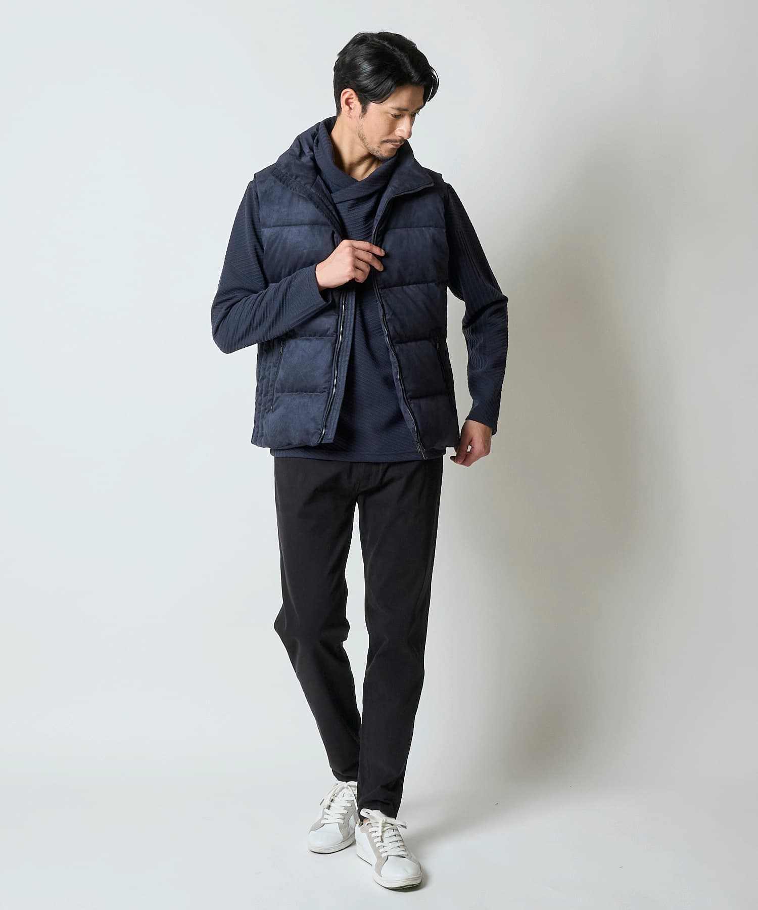 ブラック(全身) model:177 着用サイズ:M