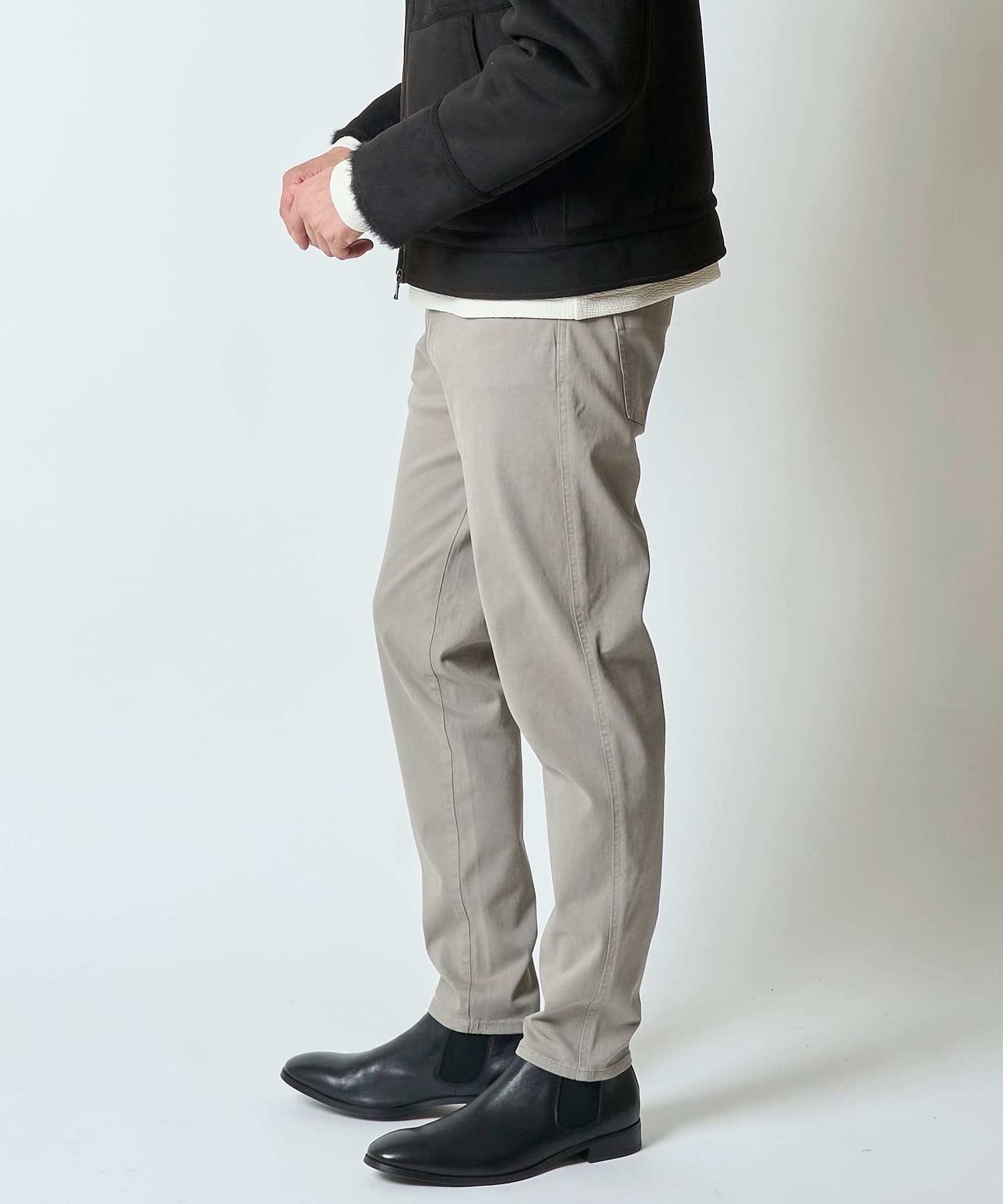 グレー model:177 着用サイズ:M