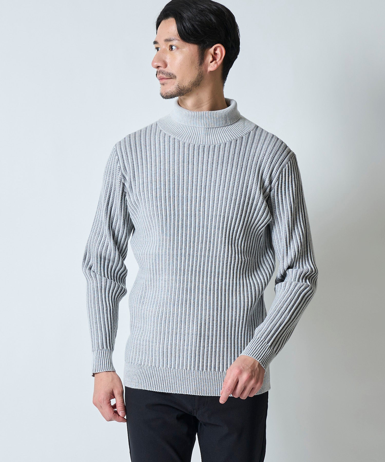 グレー model:177cm 着用サイズ:L