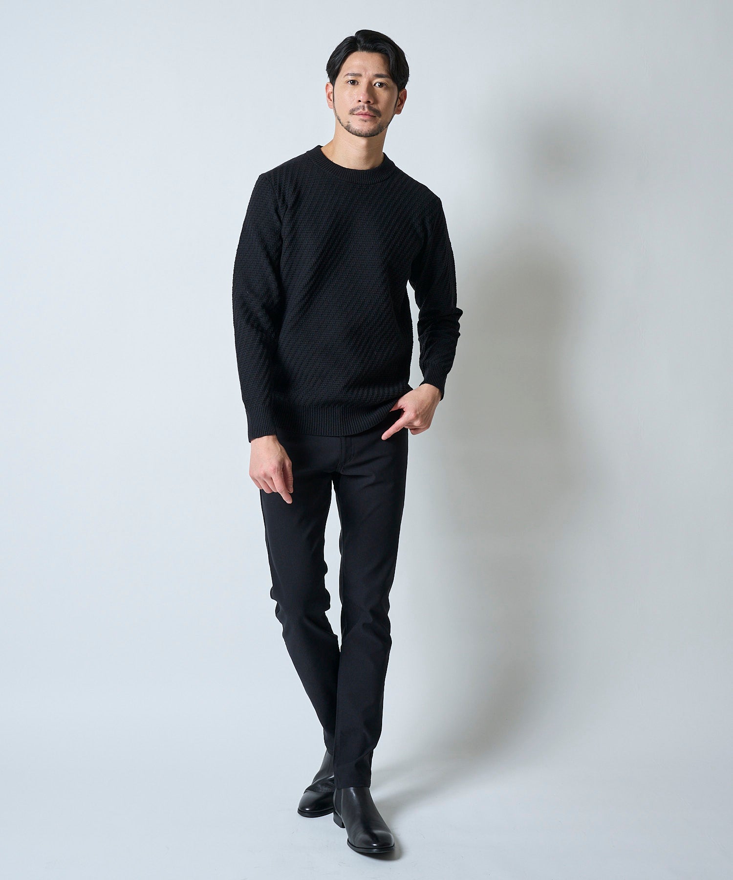 ブラック model:177cm 着用サイズ:L