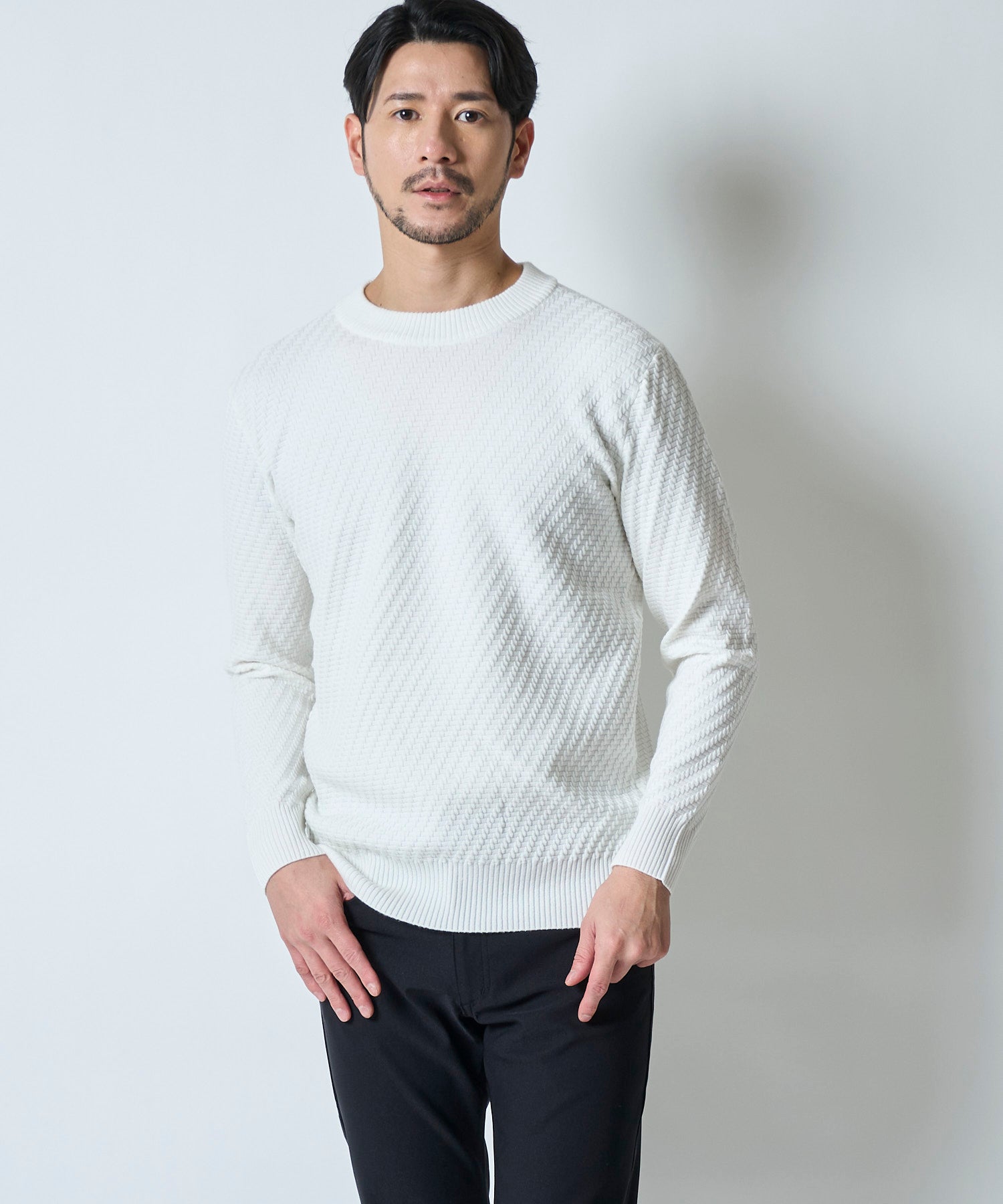 ホワイト model:177cm 着用サイズ:L