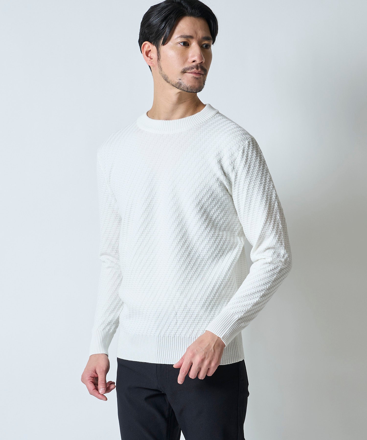 ホワイト model:177cm 着用サイズ:L