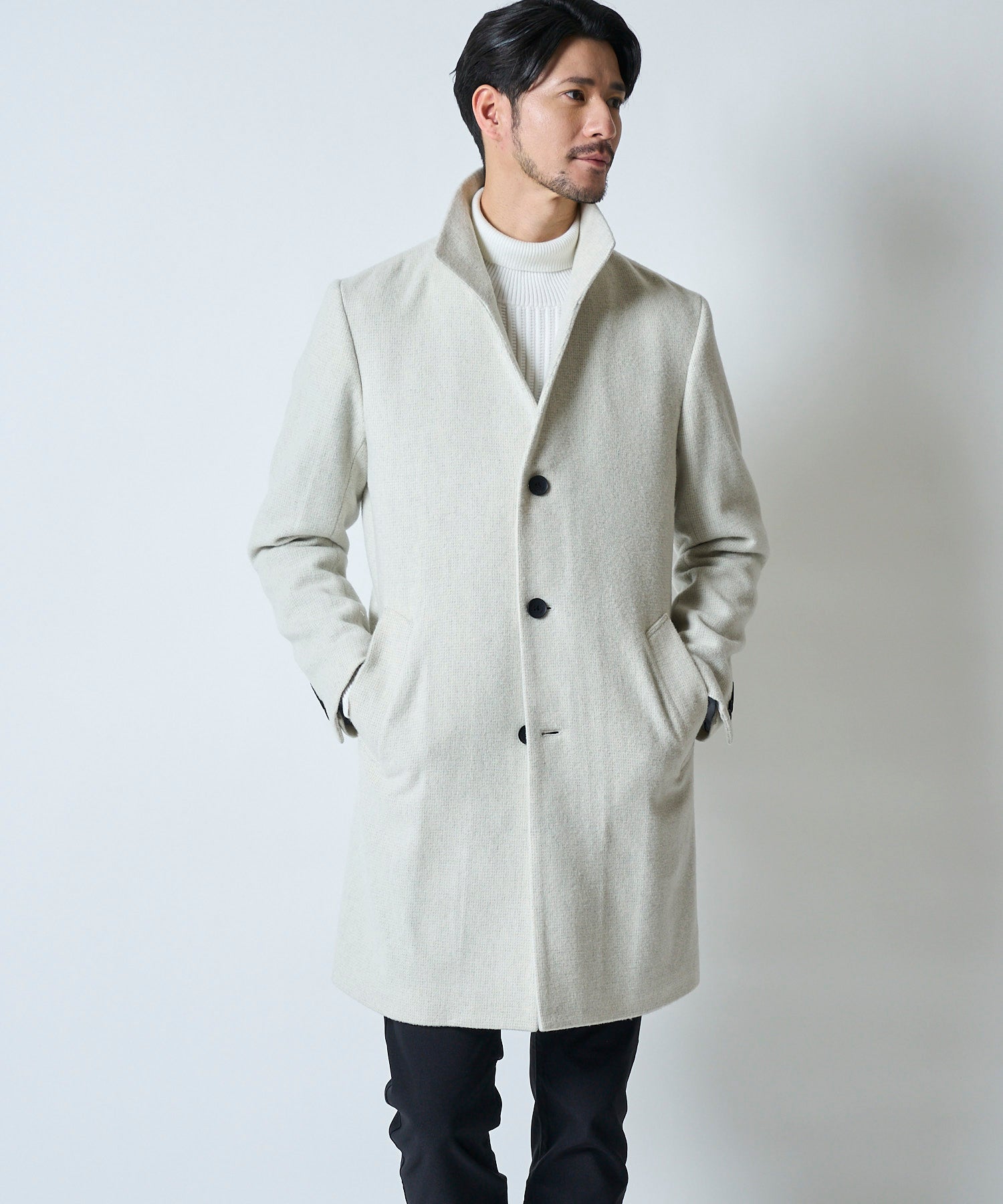 グレー model:177cm 着用サイズ:L