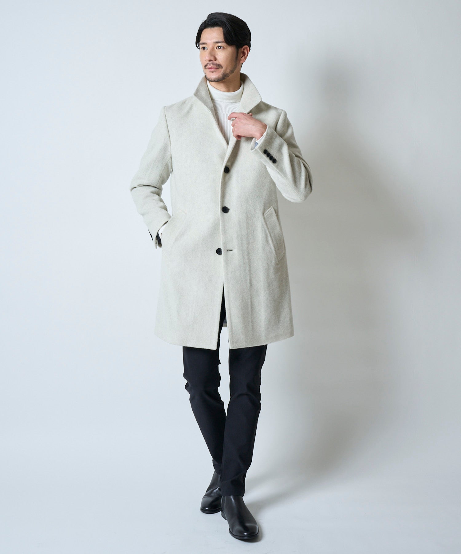 グレー model:177cm 着用サイズ:L