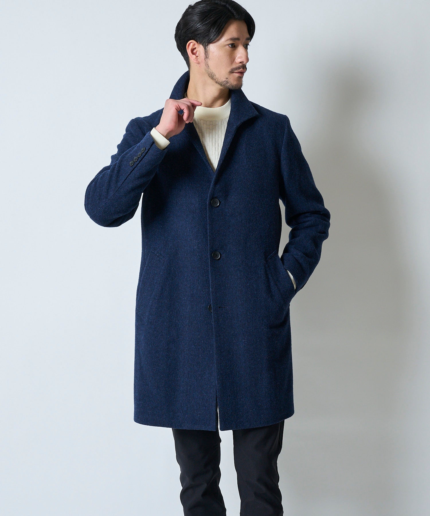 ネイビー model:177cm 着用サイズ:L
