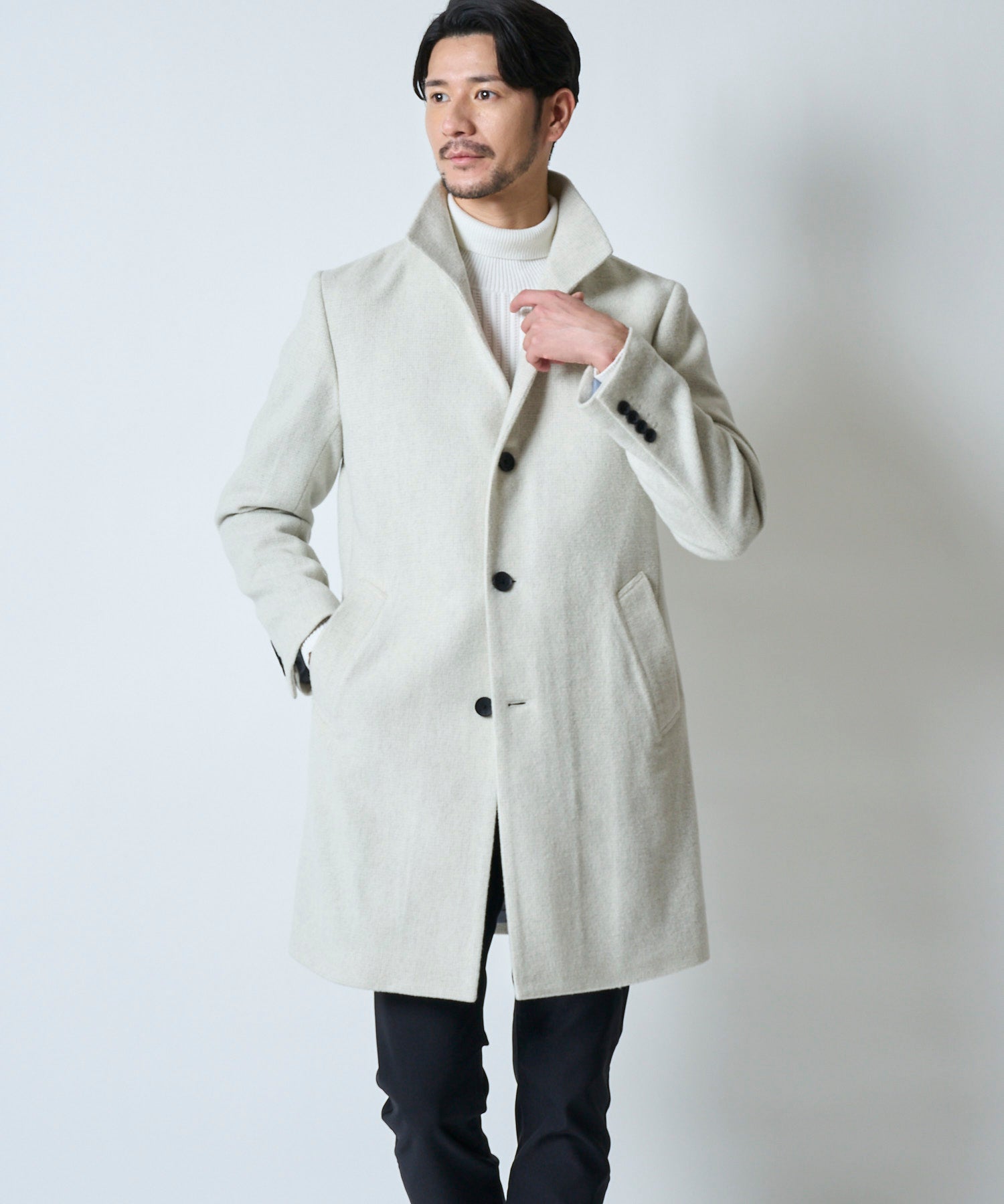 グレー model:177cm 着用サイズ:L