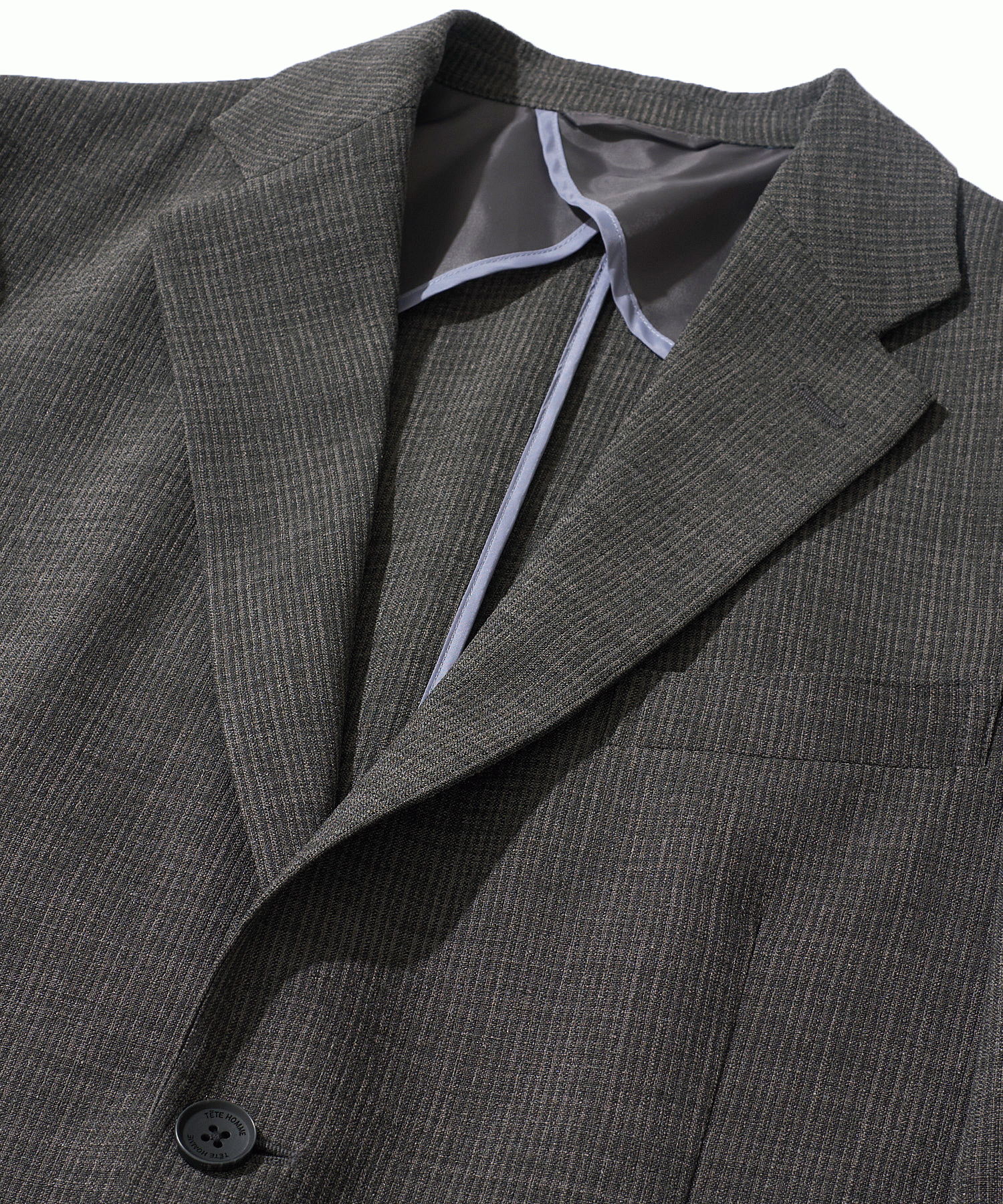 軽量 防シワ 通気性の良いリネンライクなブッチャージャケット