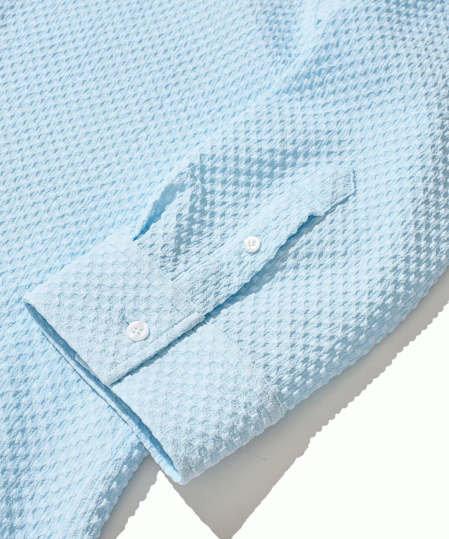 サッカーギンガム7分袖カットシャツ