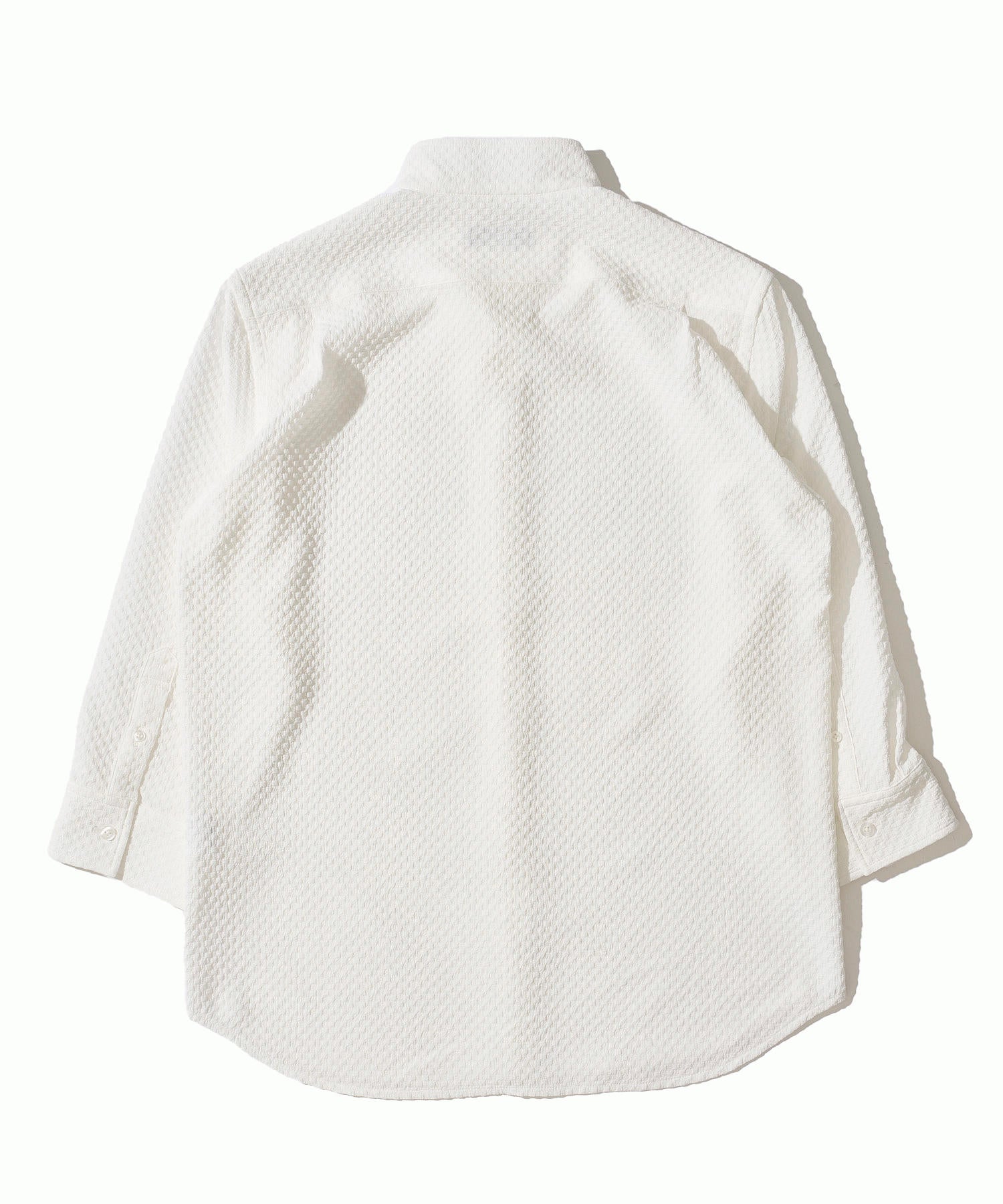 サッカーギンガム7分袖カットシャツ