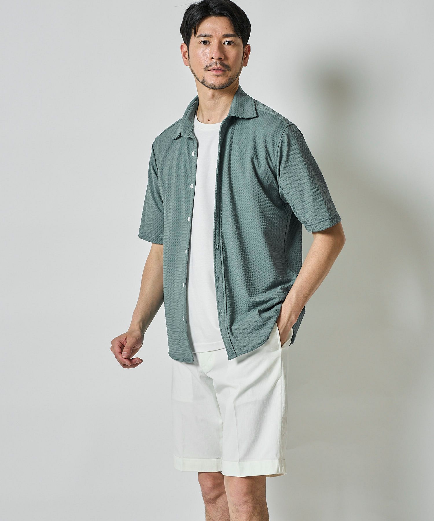 ターコイズ model:177㎝ 着用サイズ:L