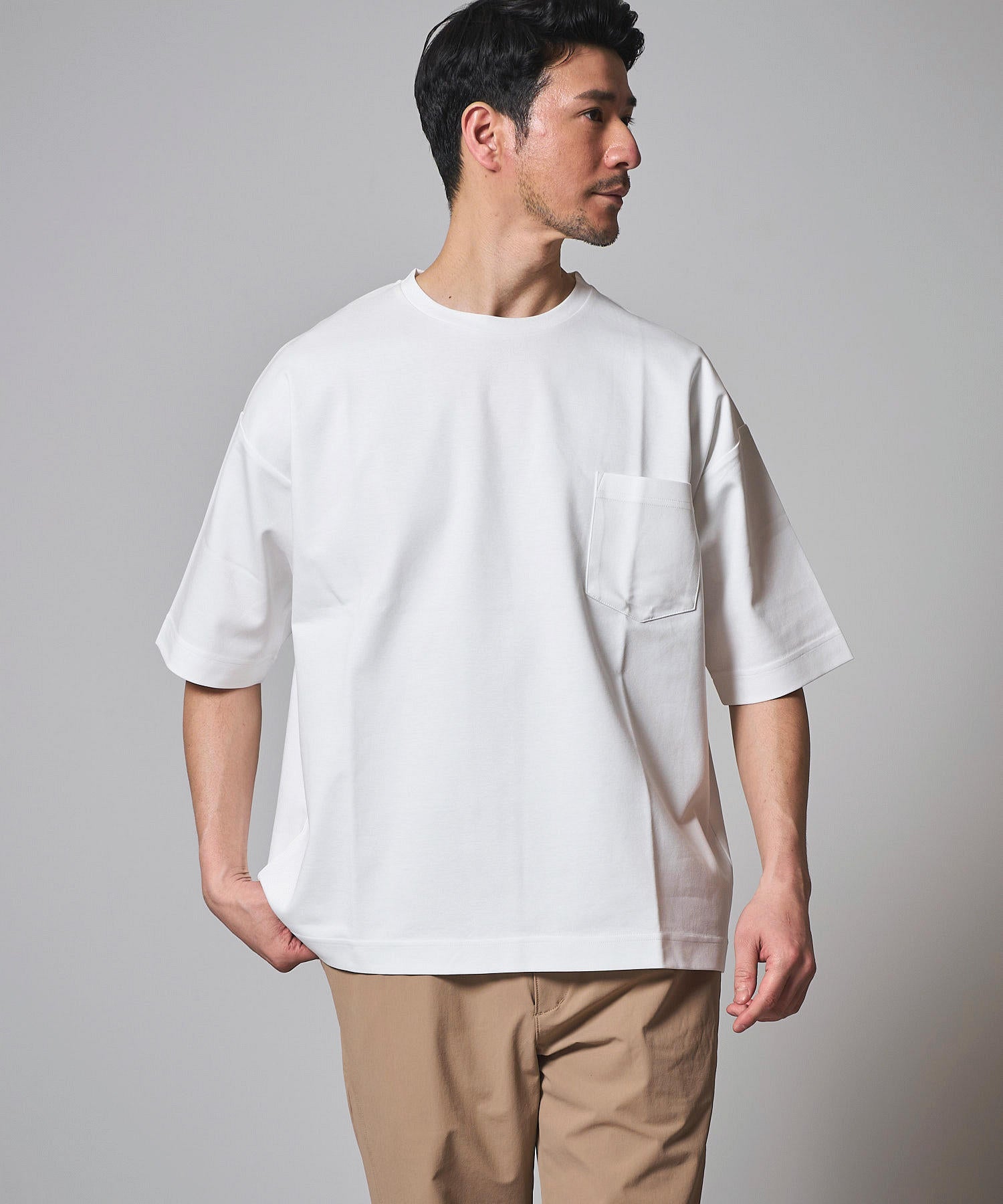 上品な艶と着心地の良い モクロディビッグTシャツ