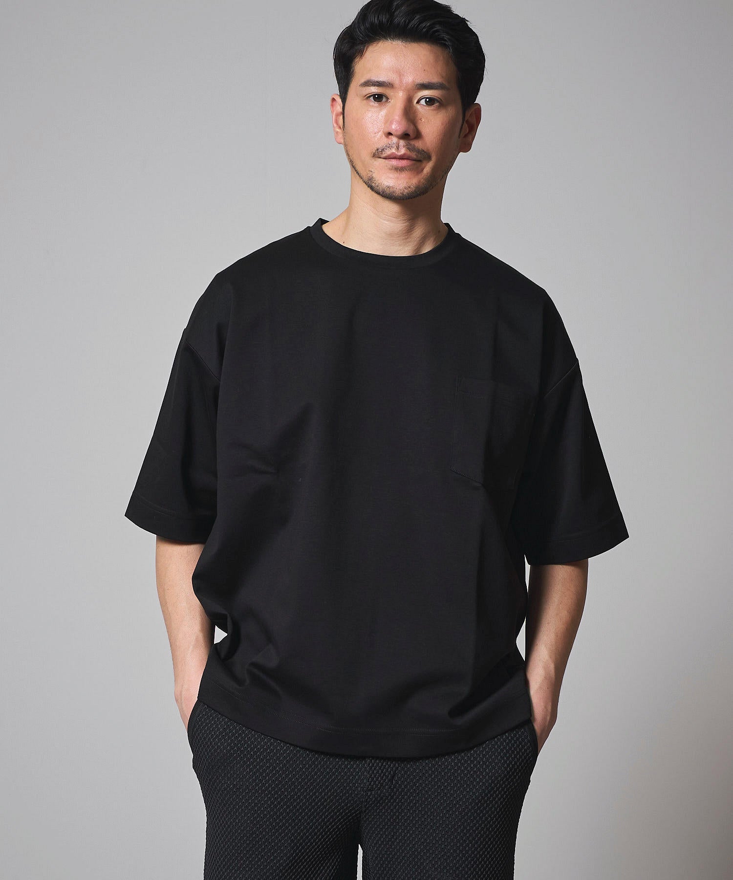 ブラック model:177㎝ 着用サイズ:L