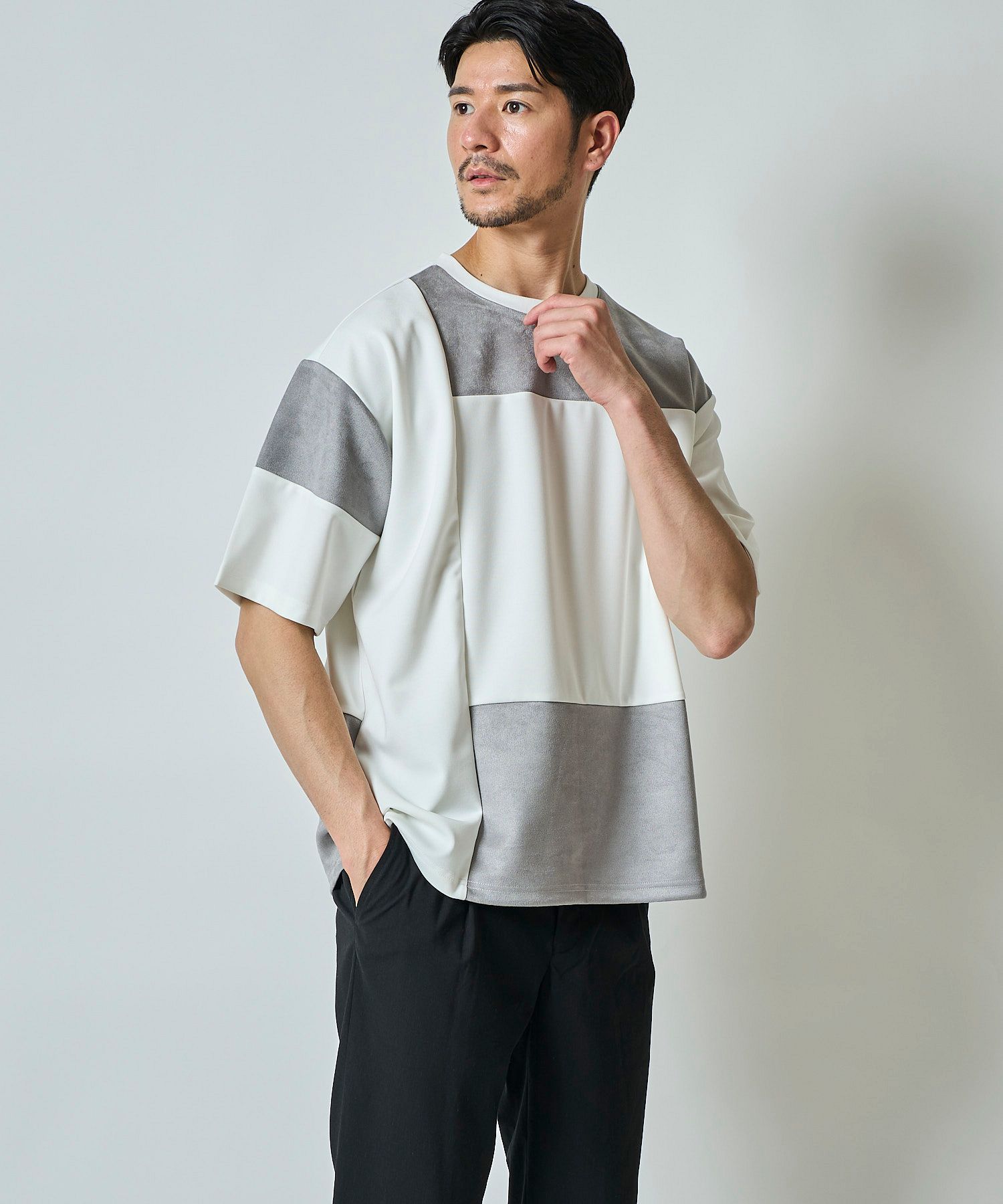 ホワイト model:177㎝ 着用サイズ:L