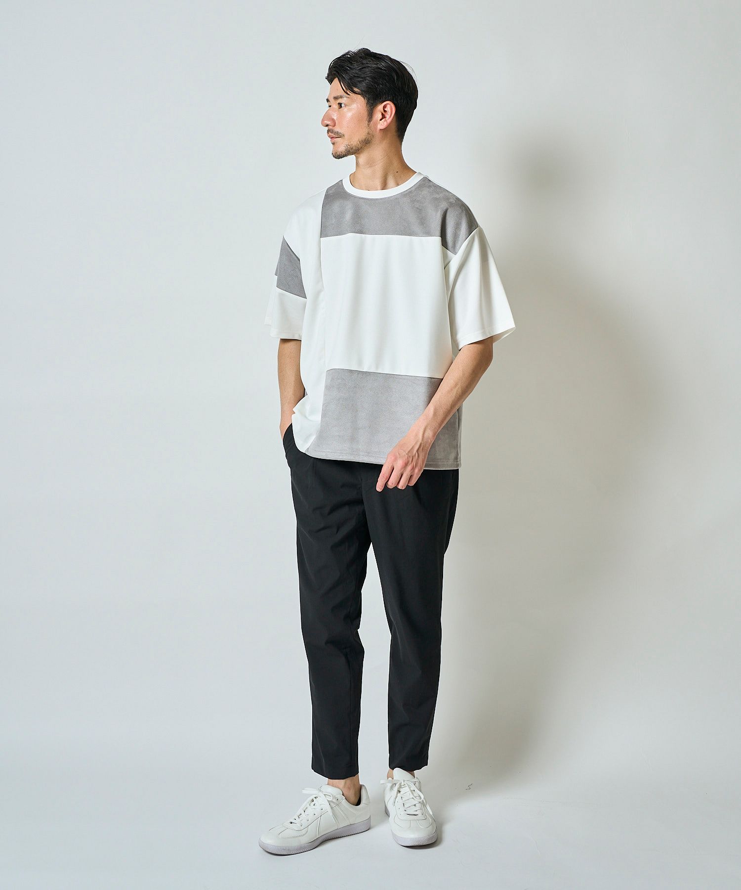 ホワイト model:177㎝ 着用サイズ:L