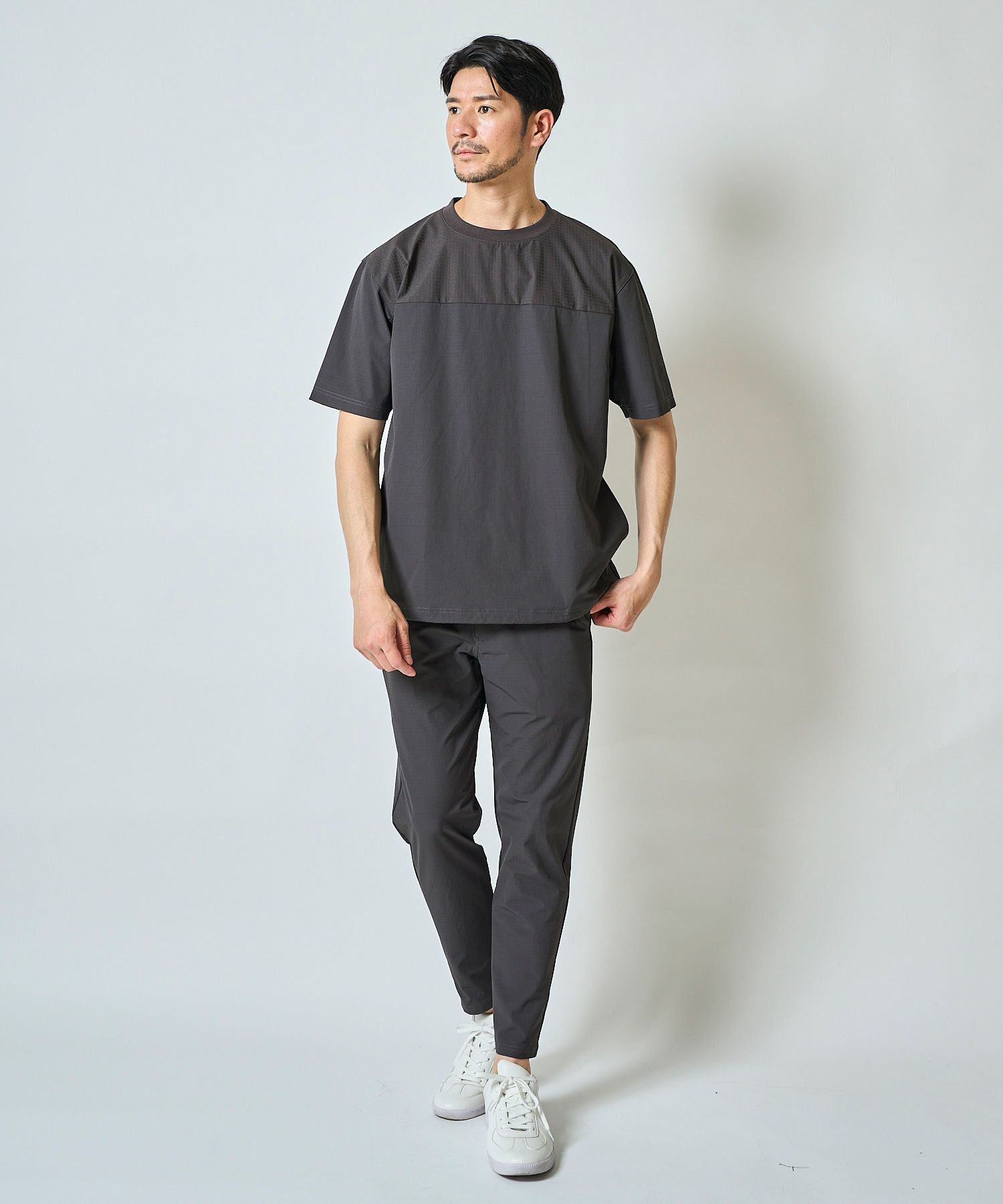 チャコールグレー model:177㎝ 着用サイズ:L