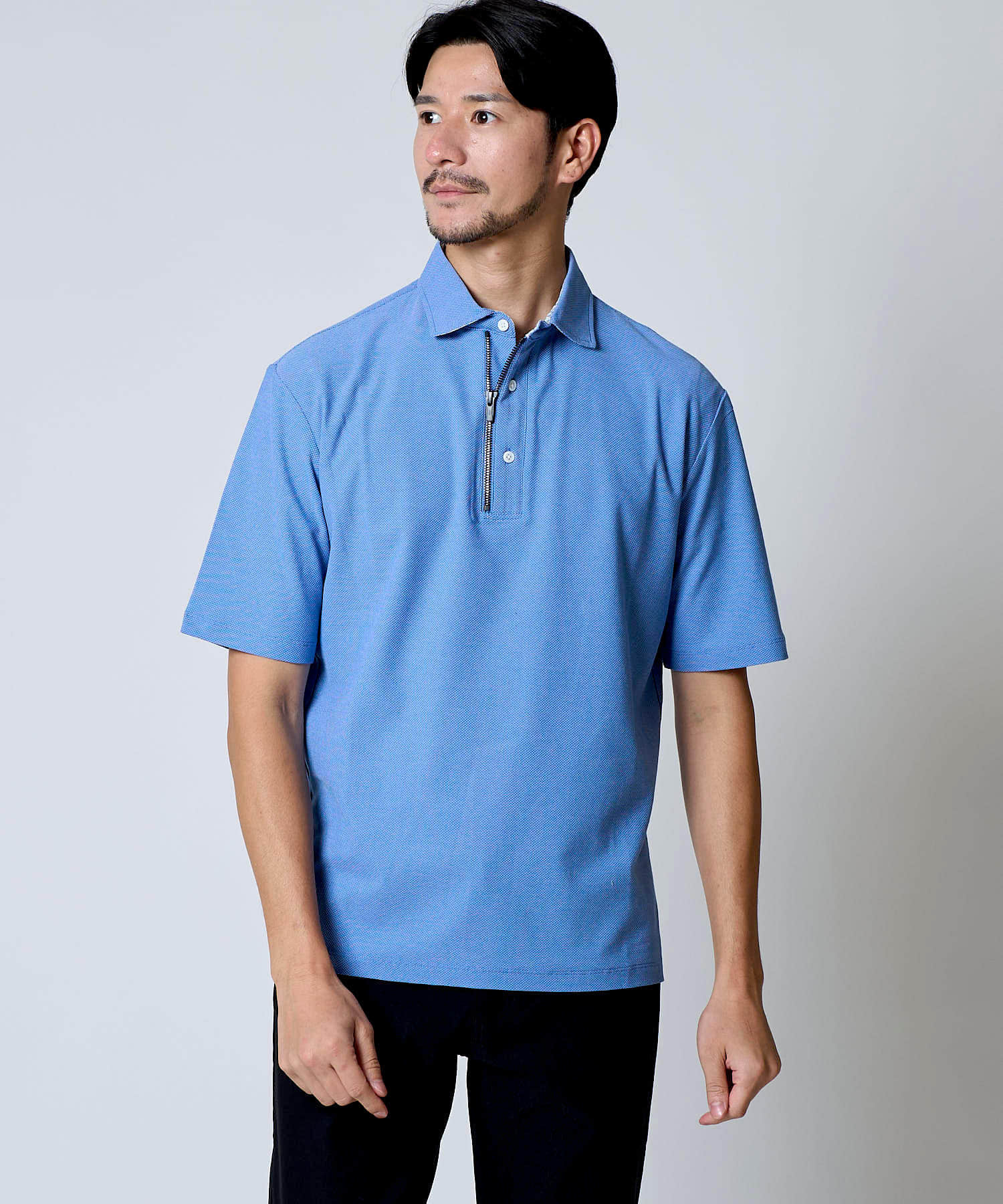 サックス model:177㎝ 着用サイズ:L