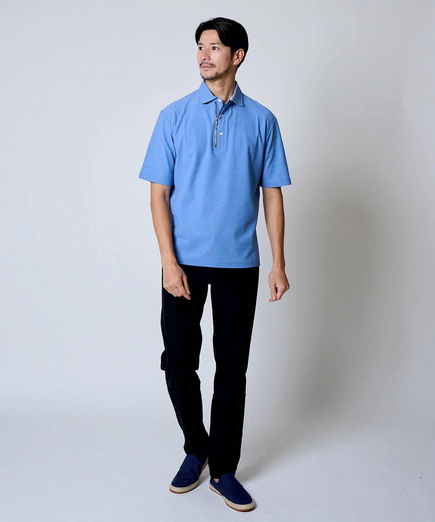 ALBINI ファスナーポロ