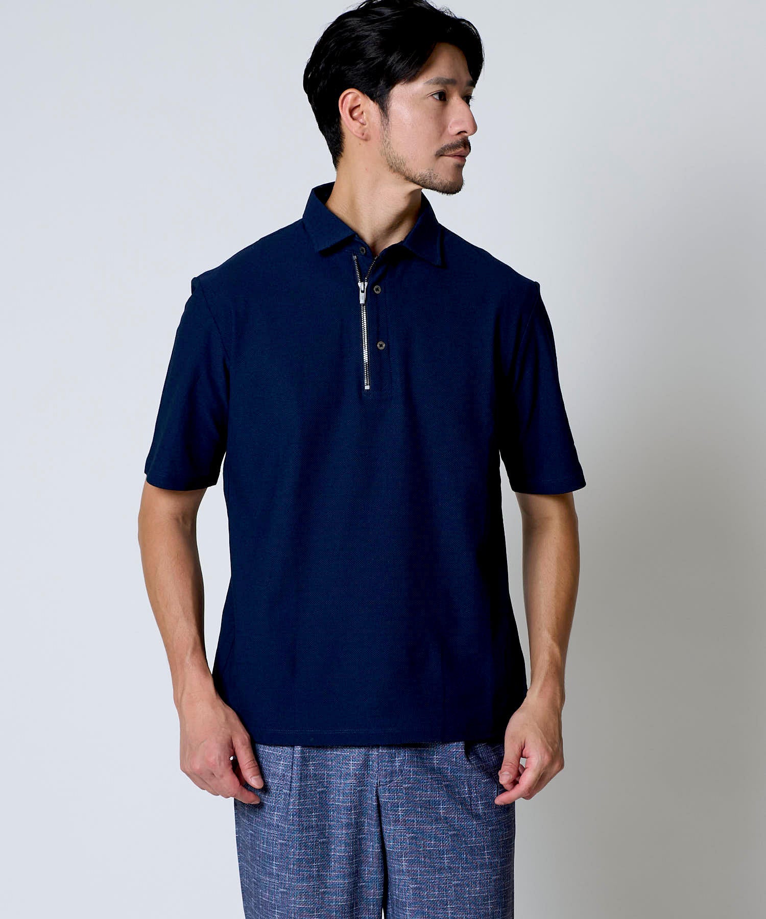 ネイビー model:177㎝ 着用サイズ:L