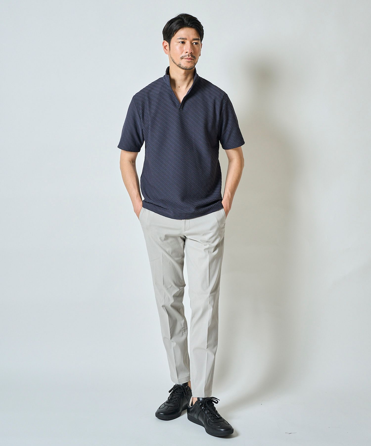 チャコールグレー model:177㎝ 着用サイズ:L