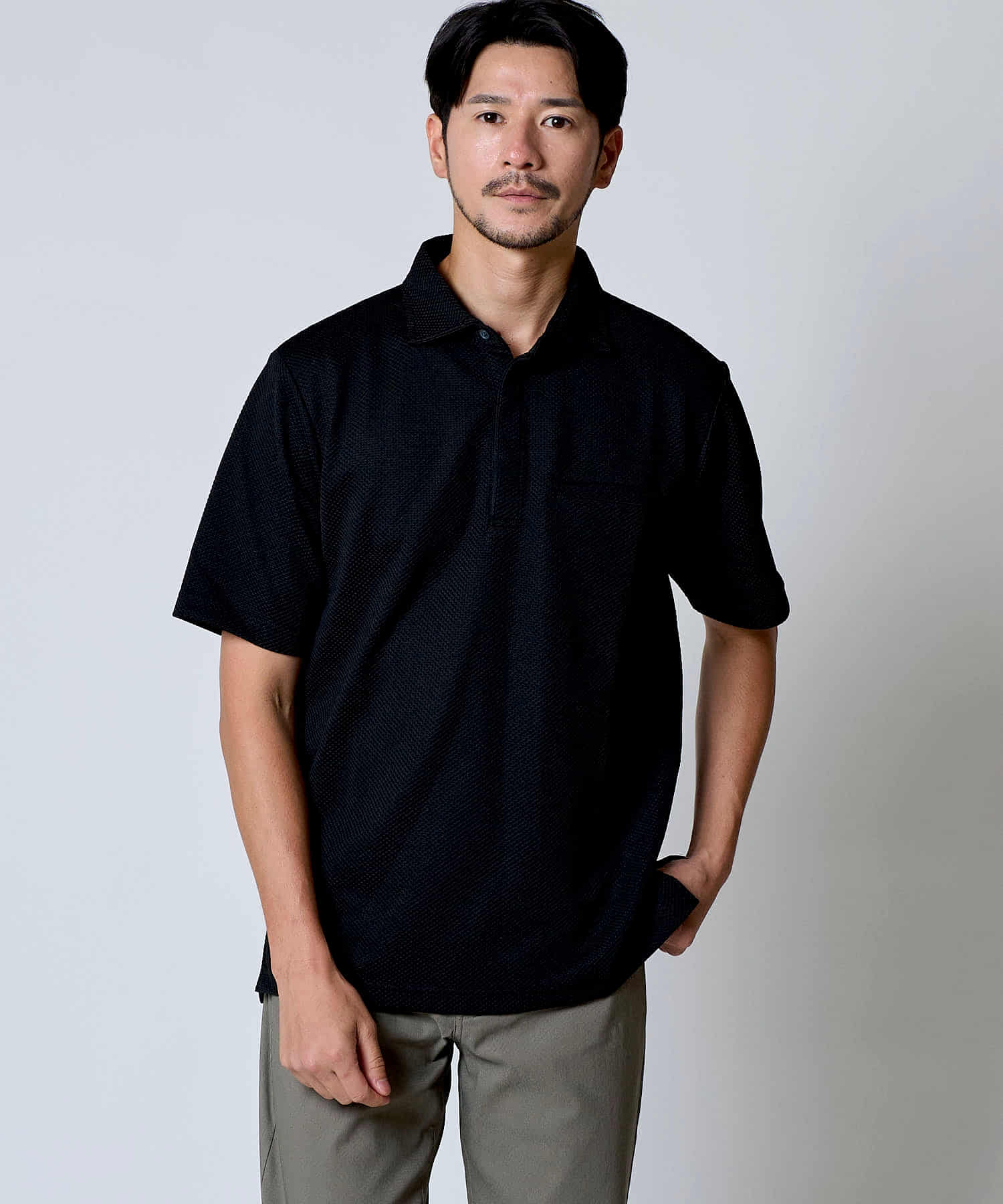 ブラック model:177㎝ 着用サイズ:L