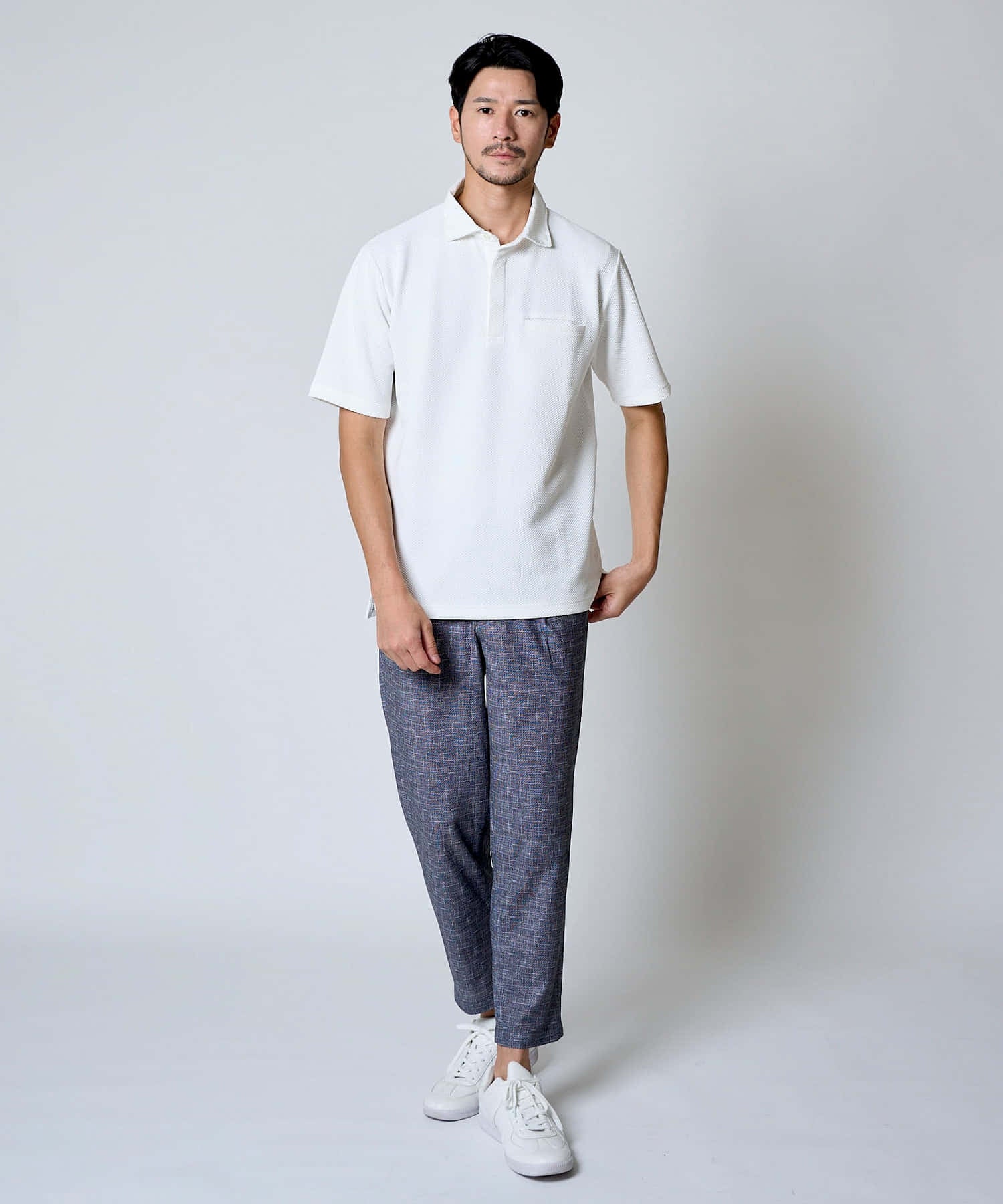 ホワイト model:177㎝ 着用サイズ:L
