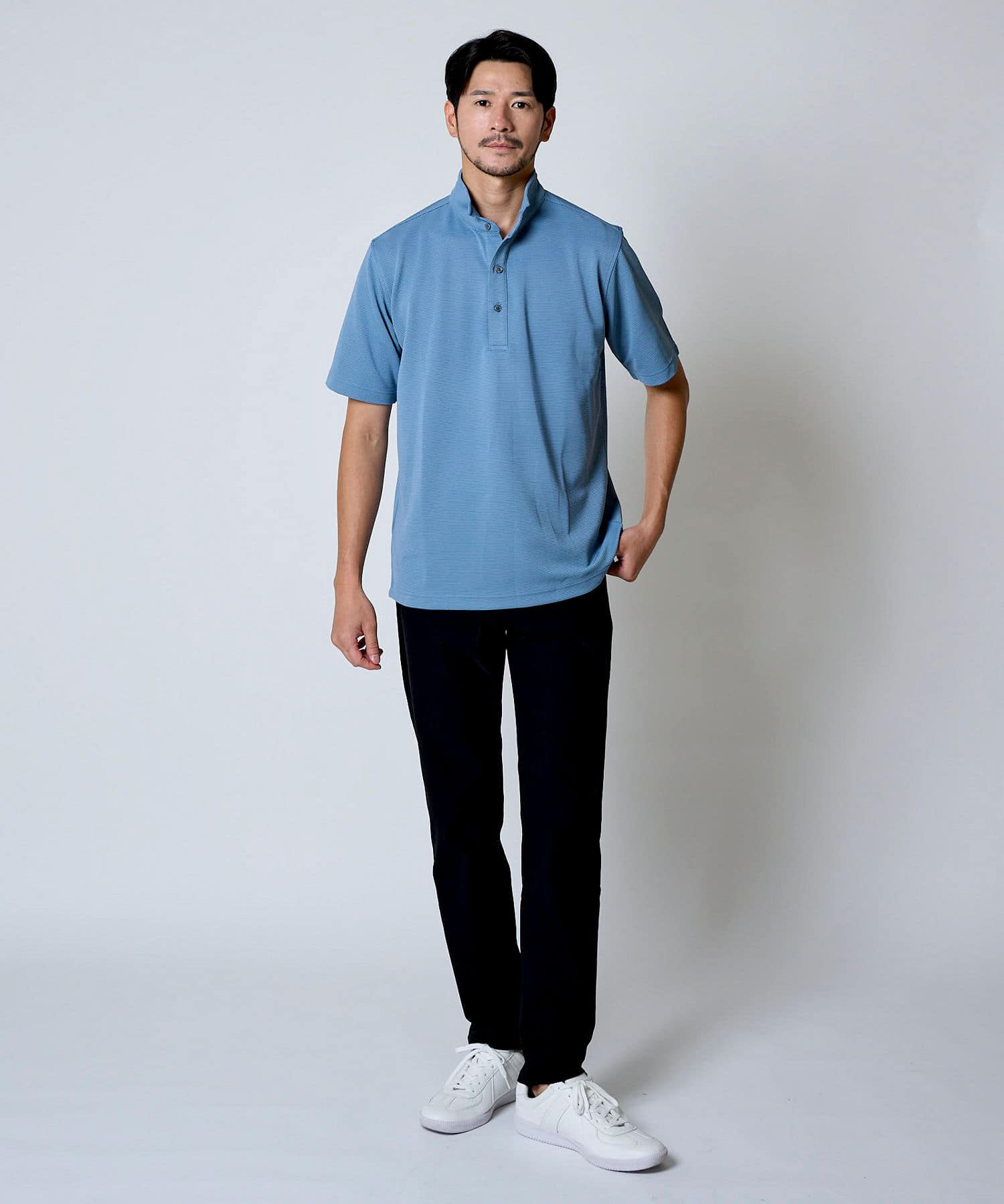 サックス model:177㎝ 着用サイズ:L