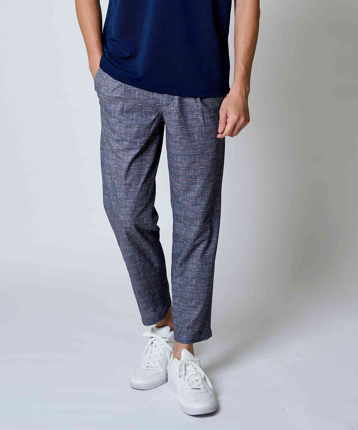 メッシュプリントイージーパンツ