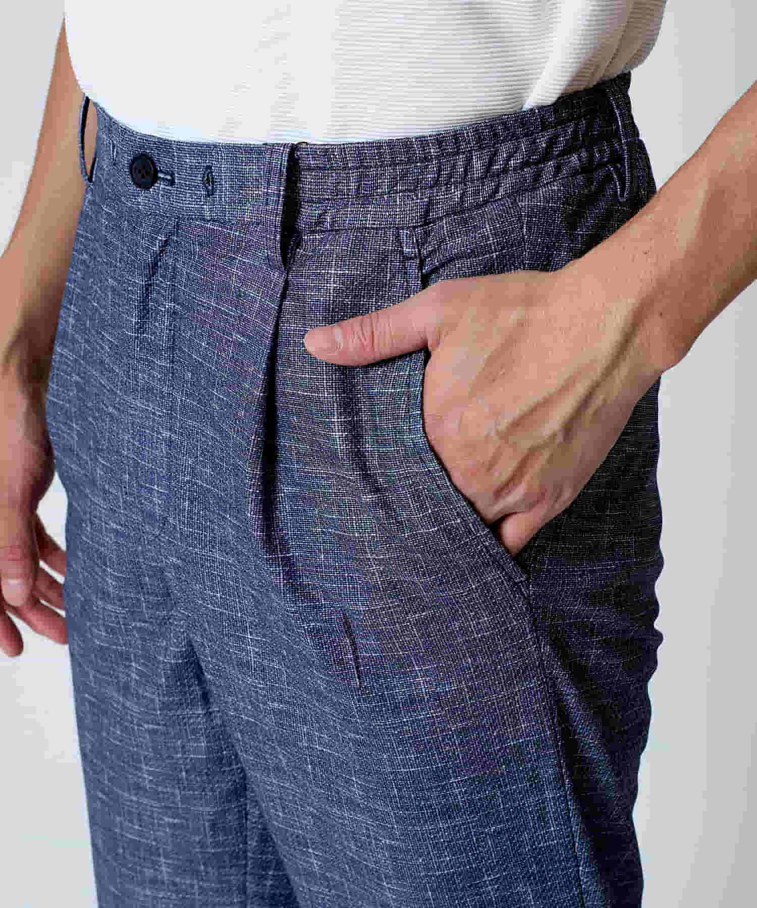 メッシュプリントイージーパンツ