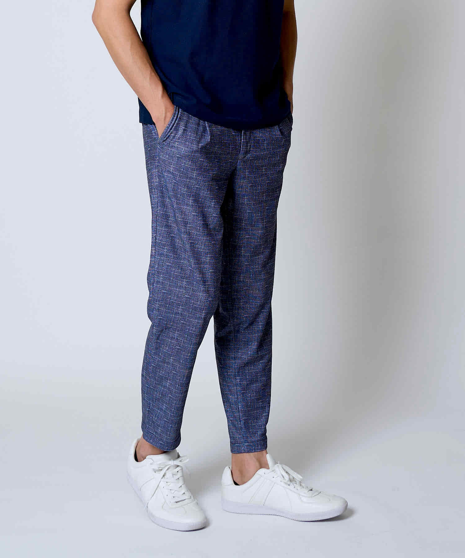 メッシュプリントイージーパンツ