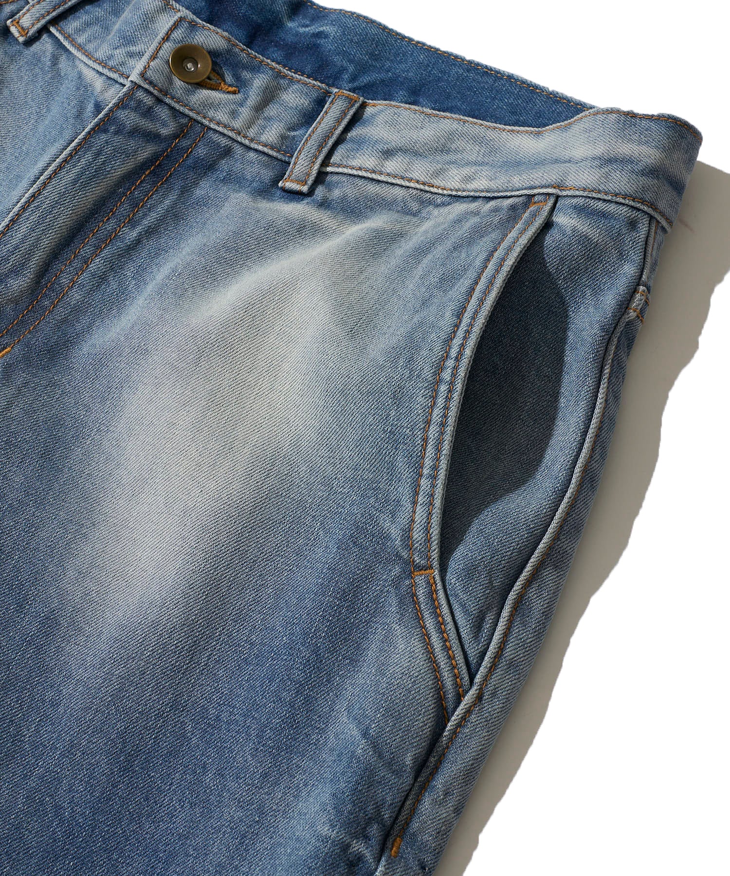 【HALB】ヴィンテージ加工デニムパンツ