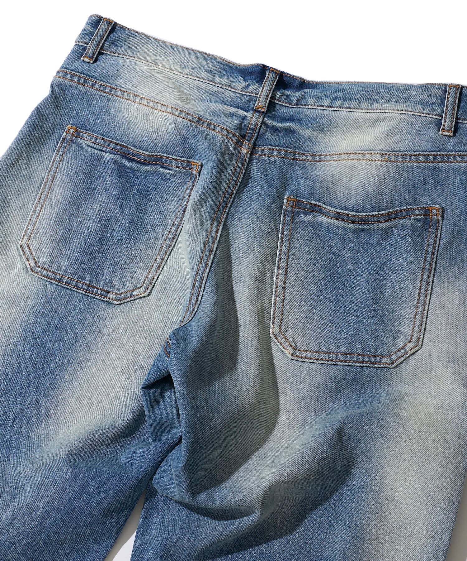 【HALB】ヴィンテージ加工デニムパンツ