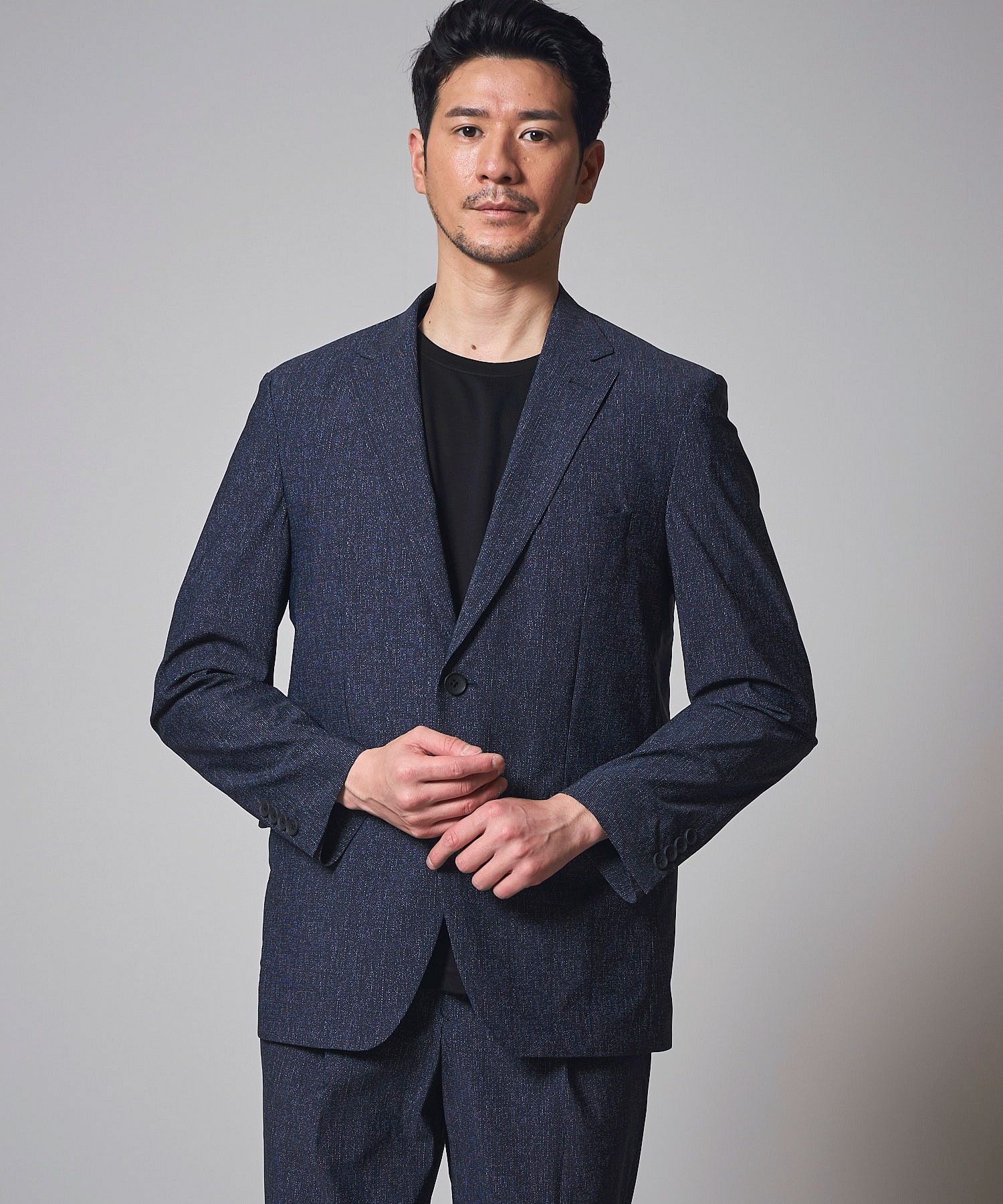 ブラック model:177㎝ 着用サイズ:L