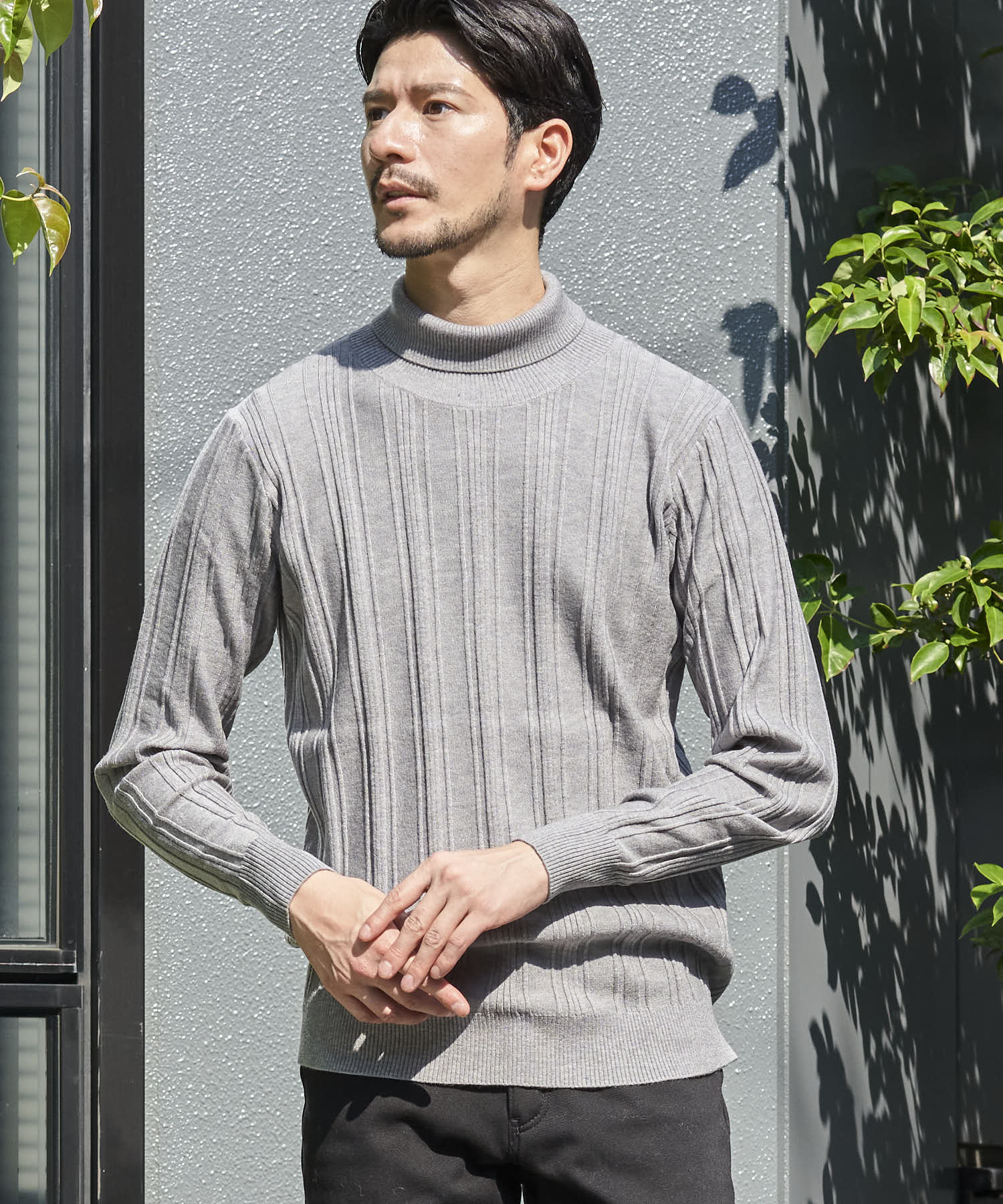 グレー model:177 着用サイズ:L