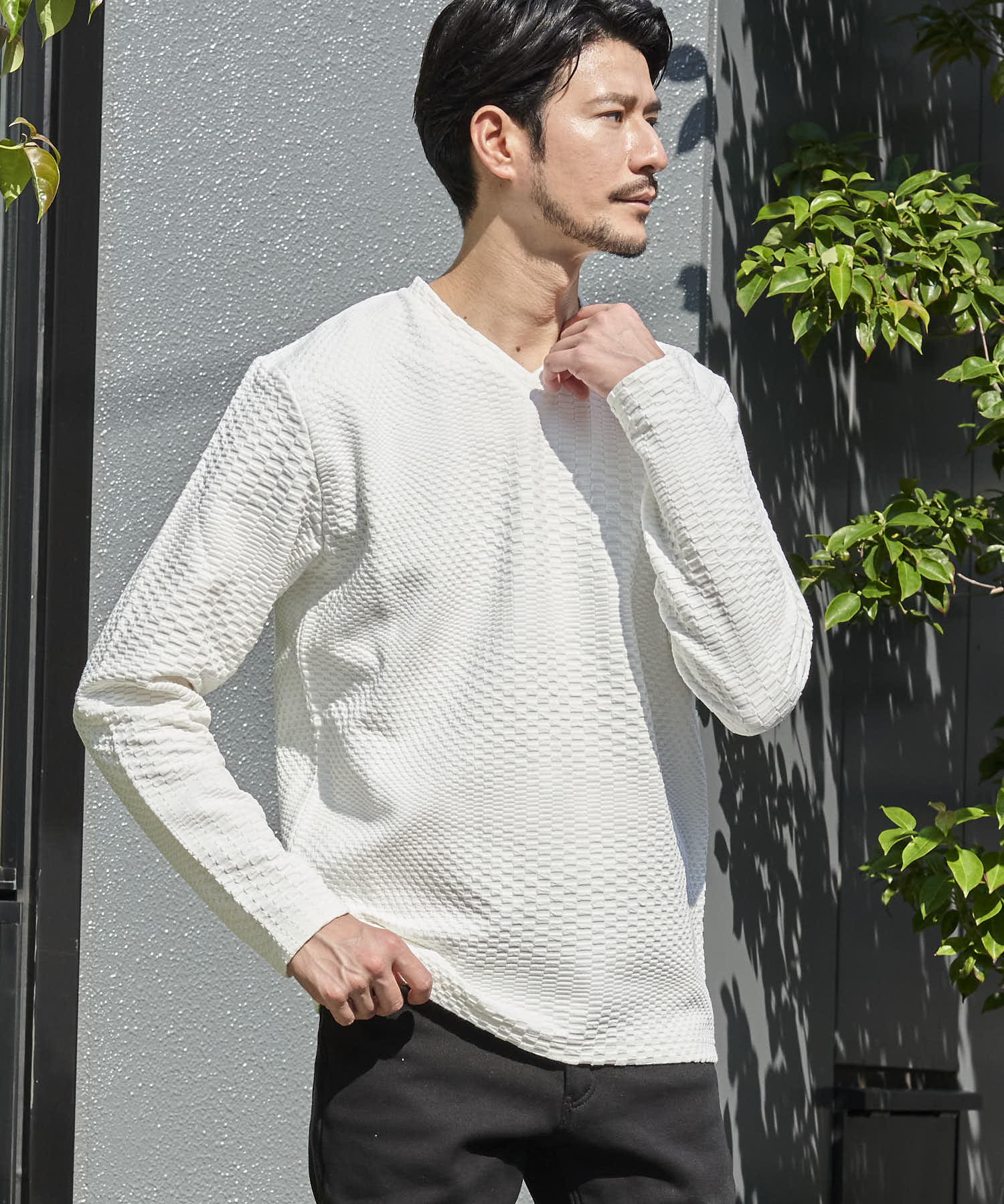 ホワイト model:177 着用サイズ:L
