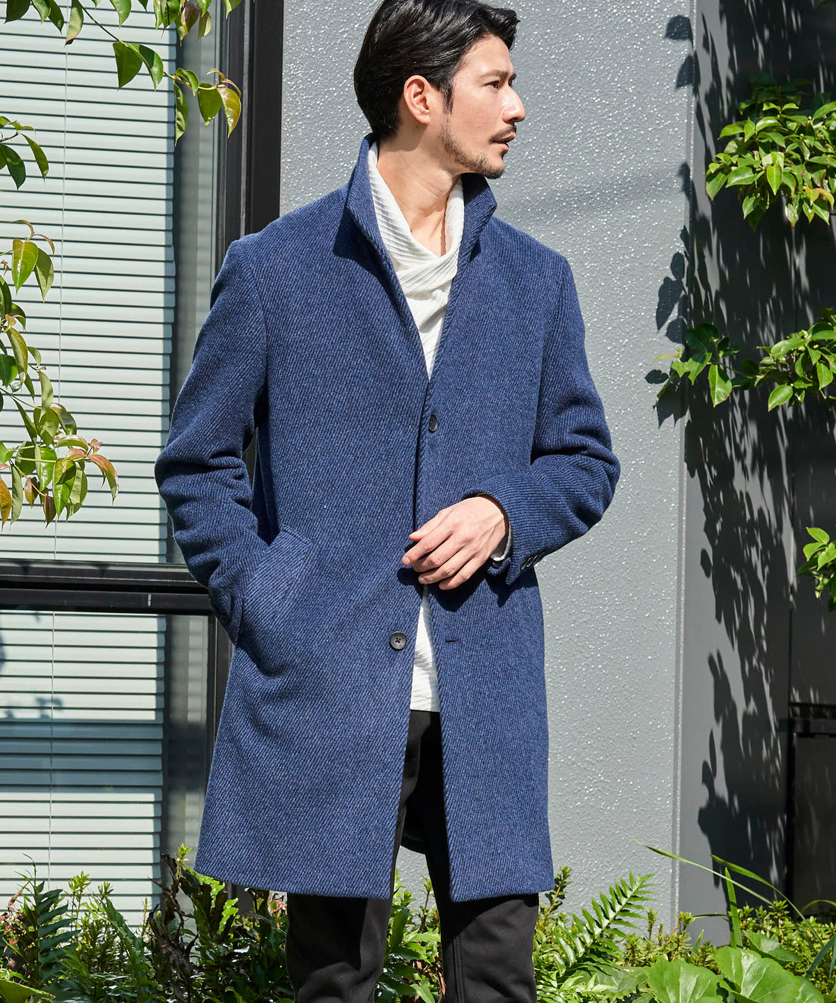 ダークブルー model:177cm 64kg 着用サイズ:LARGE