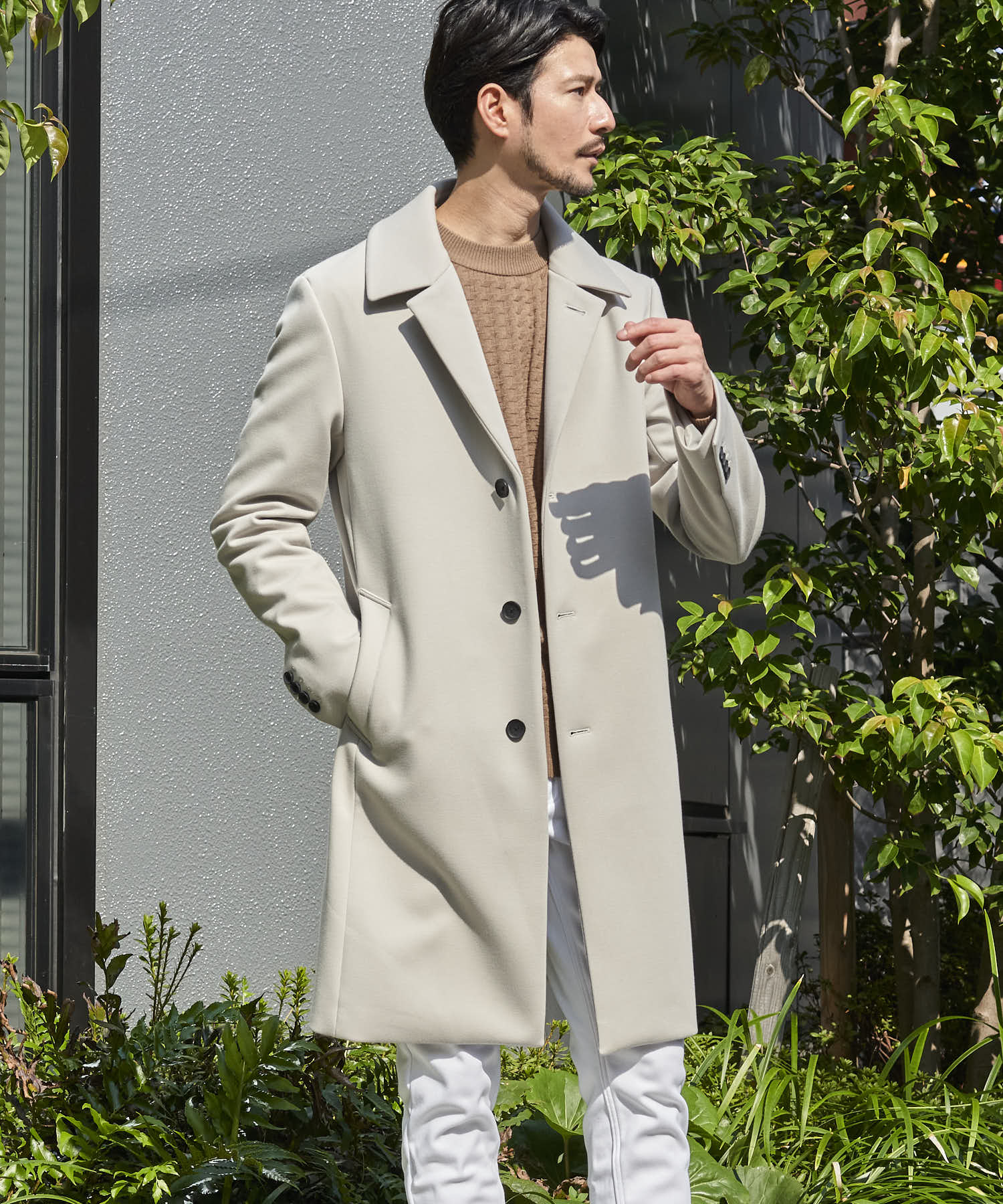 ライトグレー model:177cm 64kg 着用サイズ:LARGE