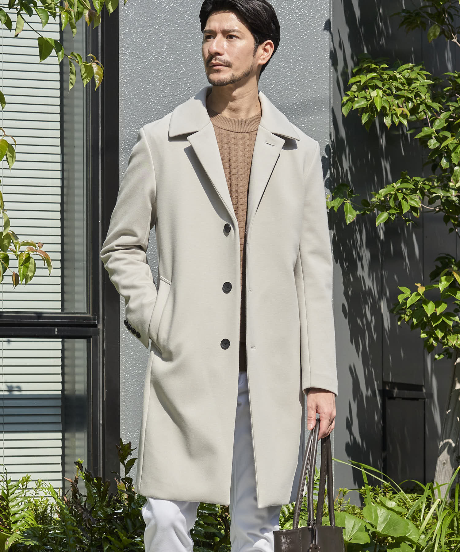 ライトグレー model:177cm 64kg 着用サイズ:LARGE