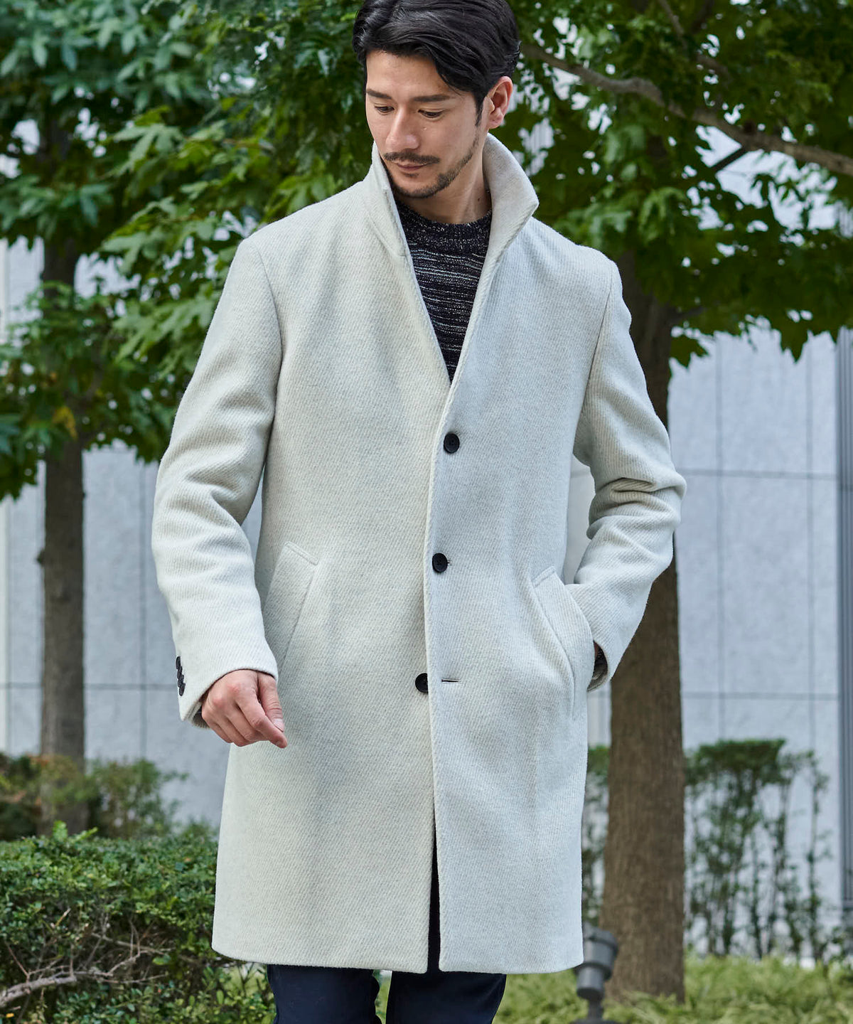 グレー model:177cm 64kg 着用サイズ:LARGE
