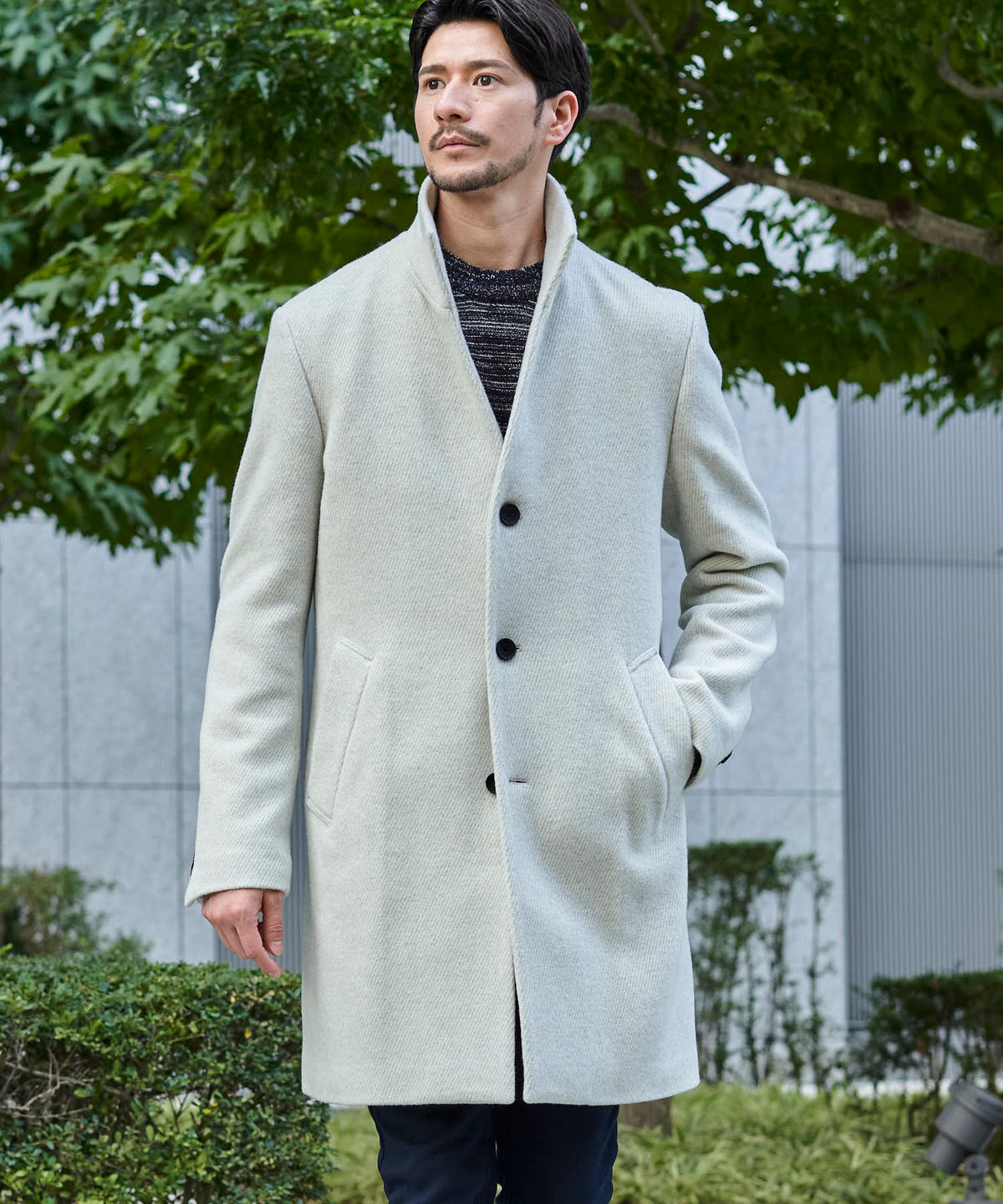 グレー model:177cm 64kg 着用サイズ:LARGE