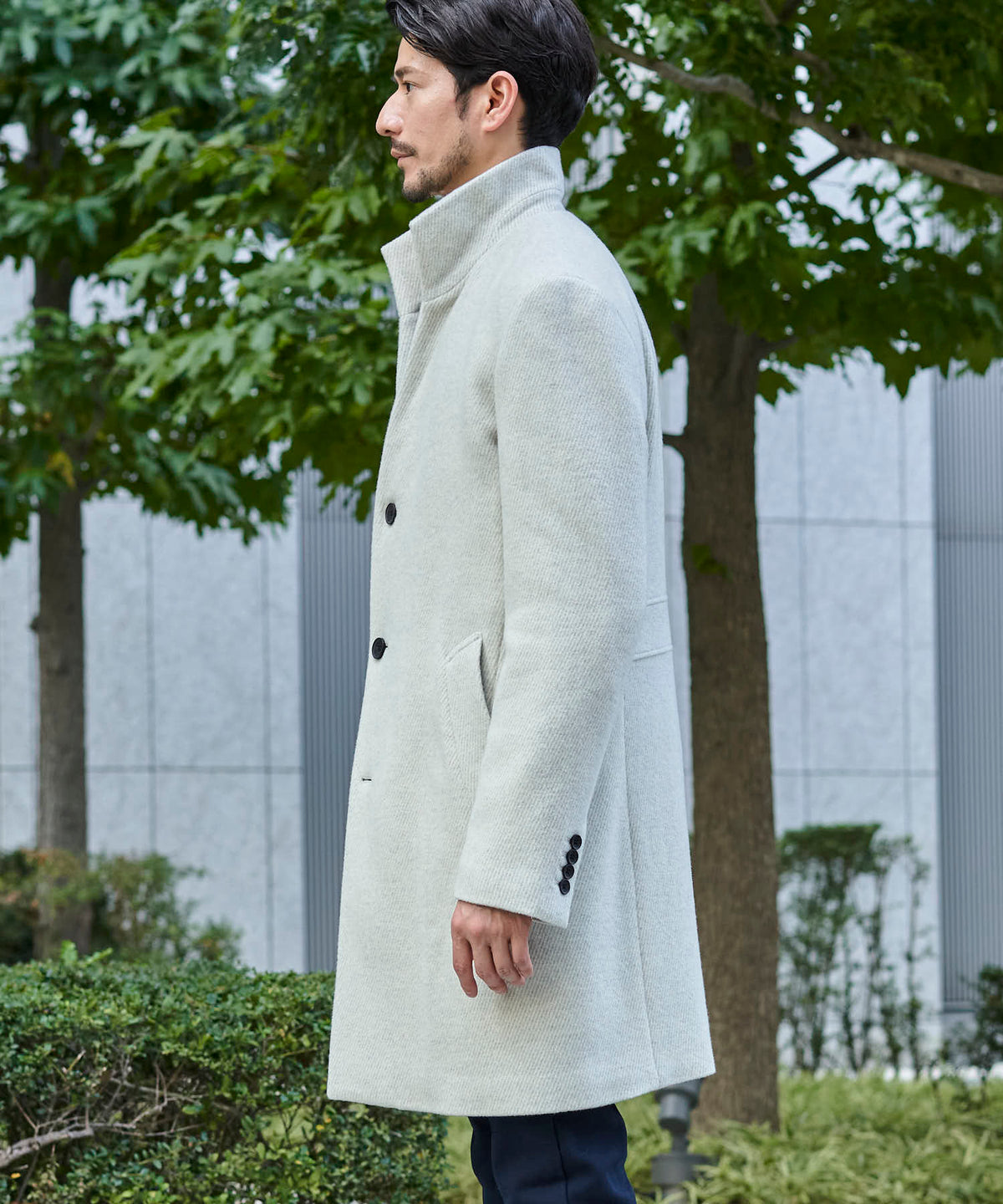 グレー model:177cm 64kg 着用サイズ:LARGE
