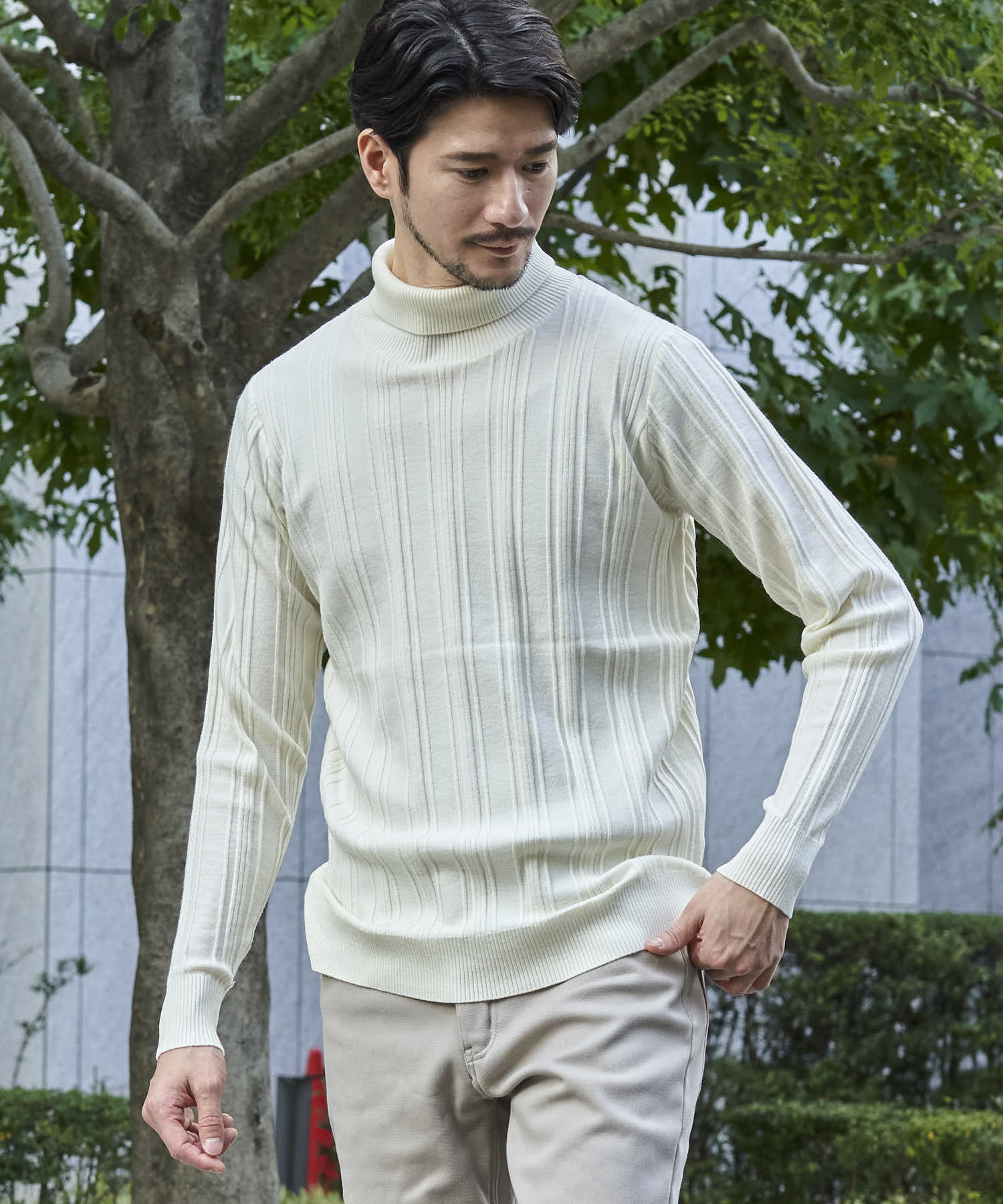 オフホワイト model:177 着用サイズ:L