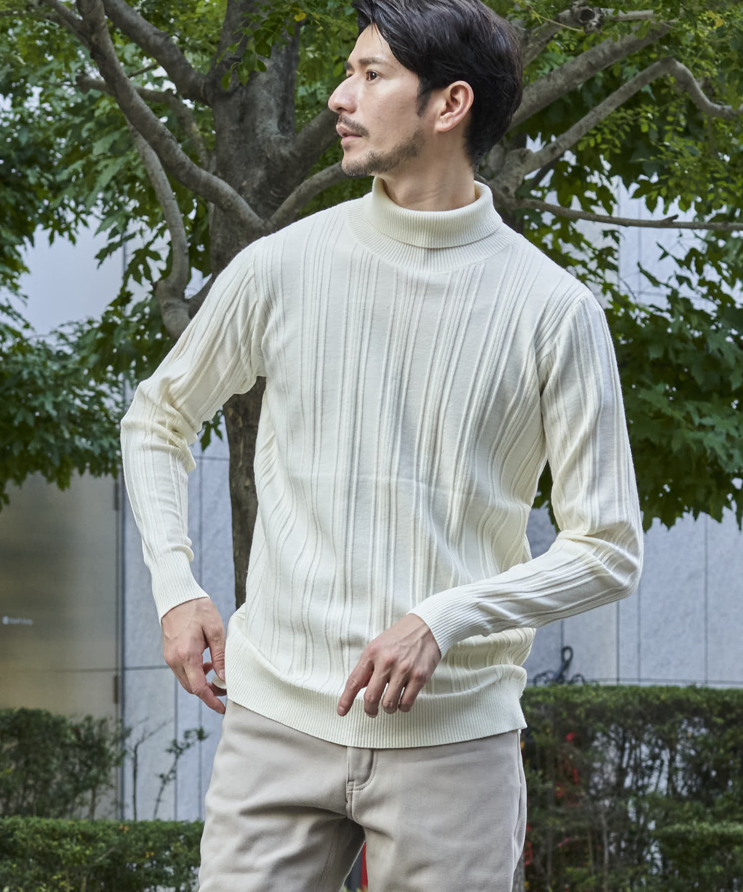 オフホワイト model:177 着用サイズ:L