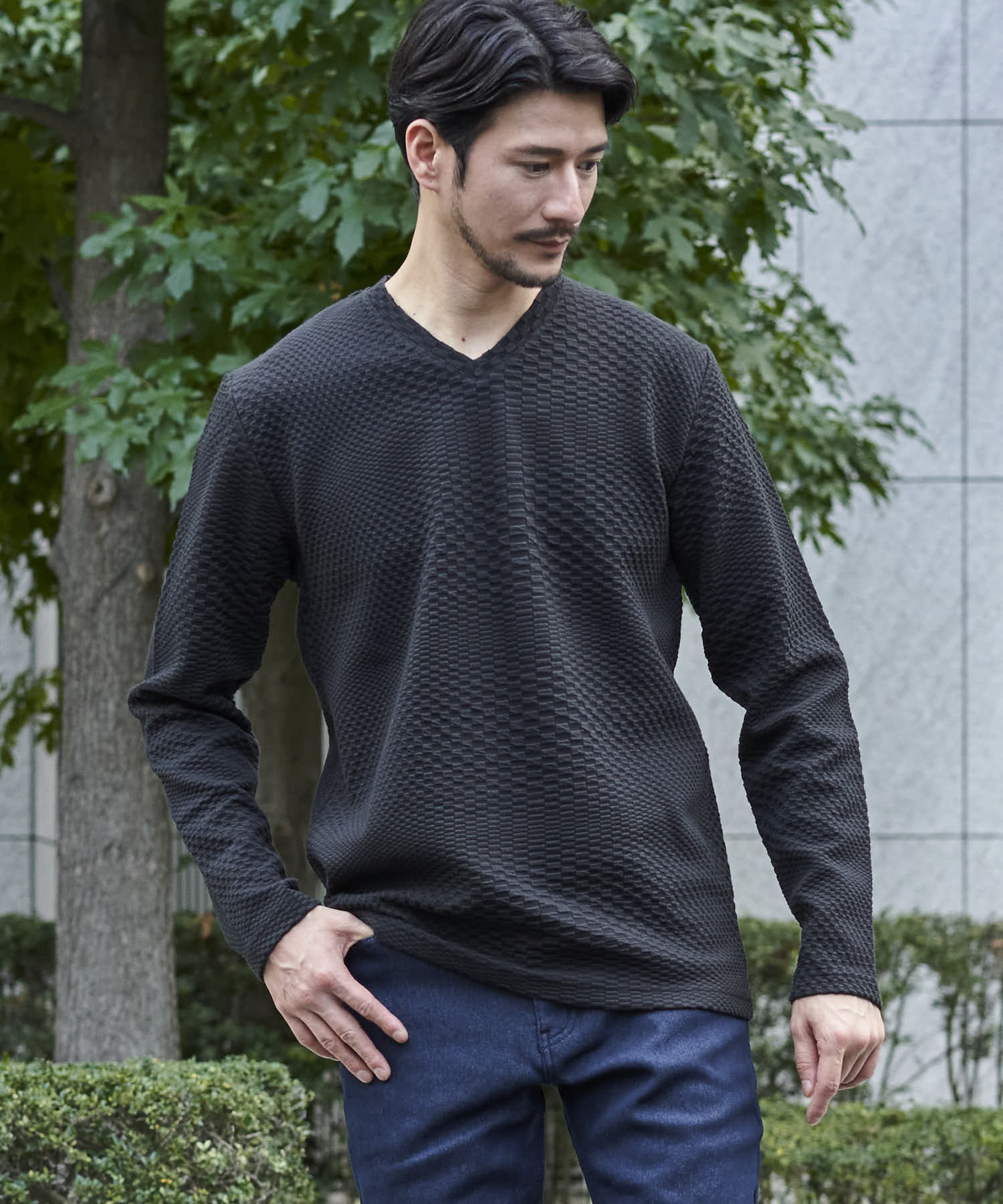 ブラック model:177 着用サイズ:L